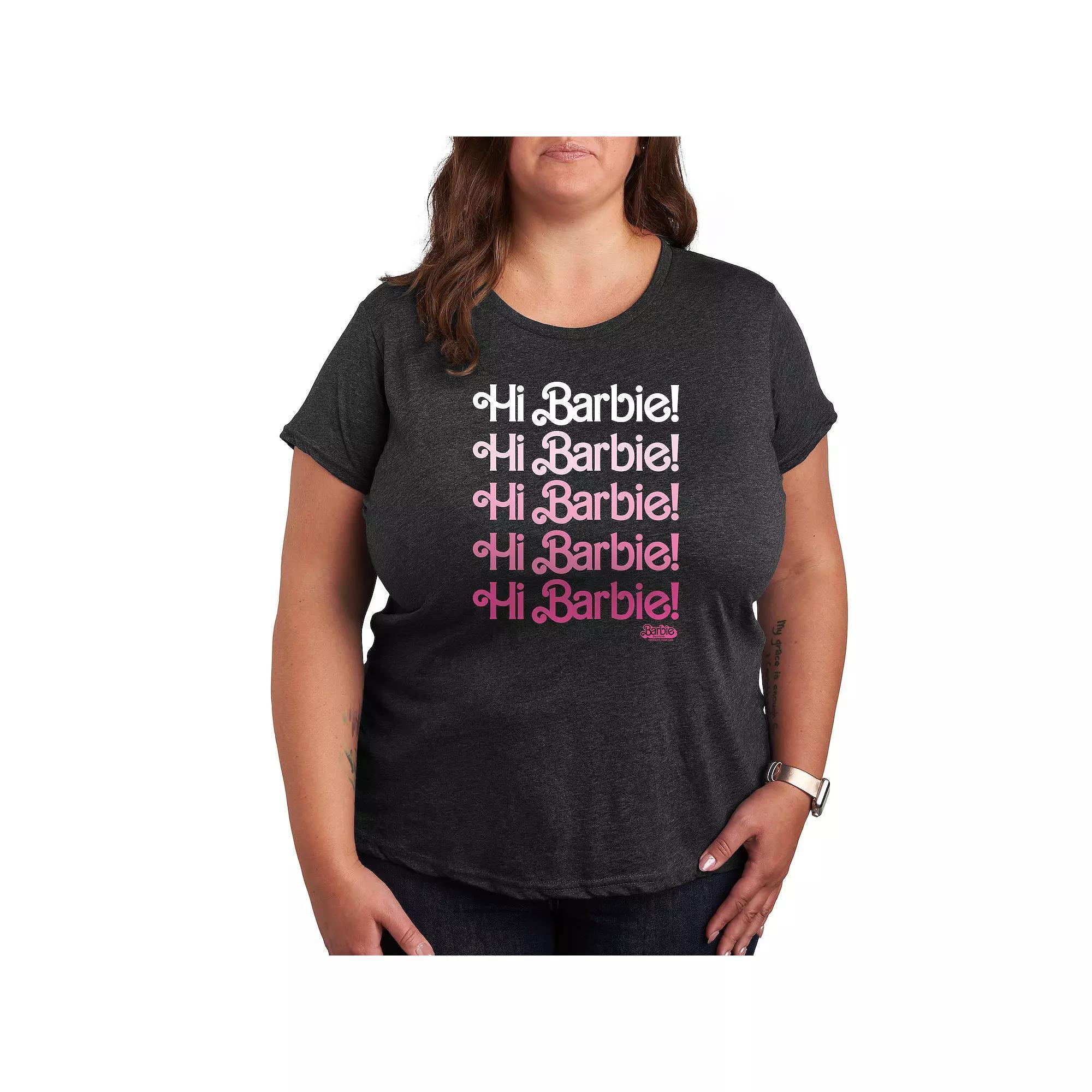 Plus Underestimate Me Graphic Tee, Womens Heather Grey Product Image
