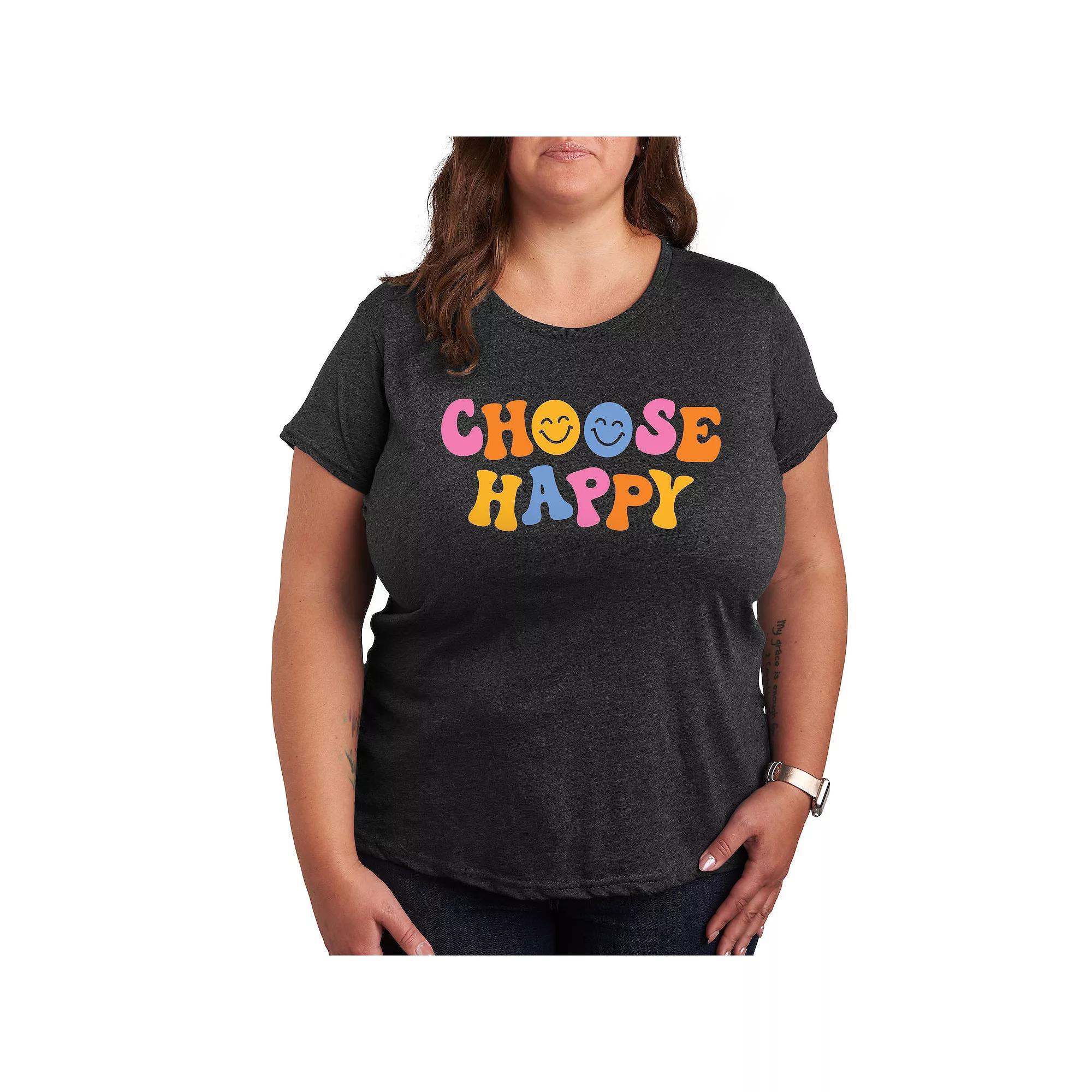 Womens Abstract Trees Graphic Tee, Girls Product Image