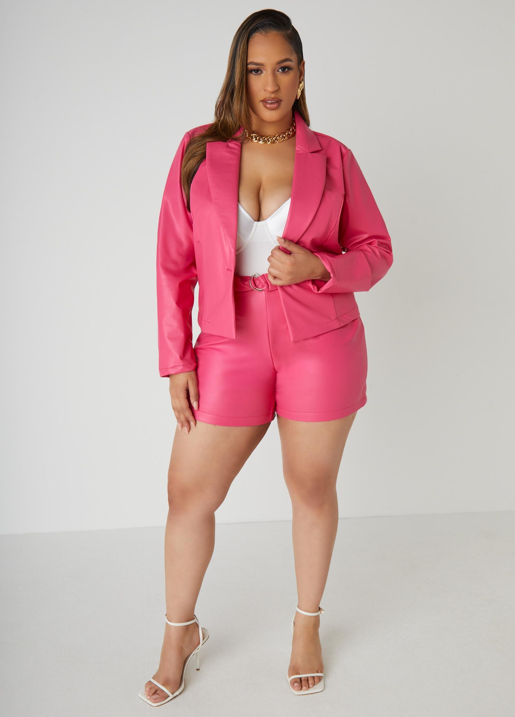 Faux Leather Jacket Product Image