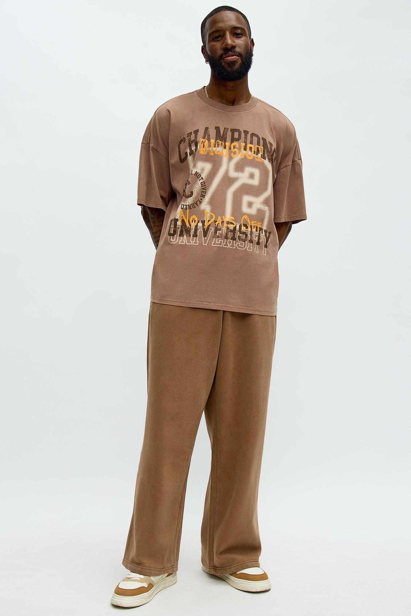 Champions Divisions 72 Oversized Short Sleeve Tee - Brown Product Image