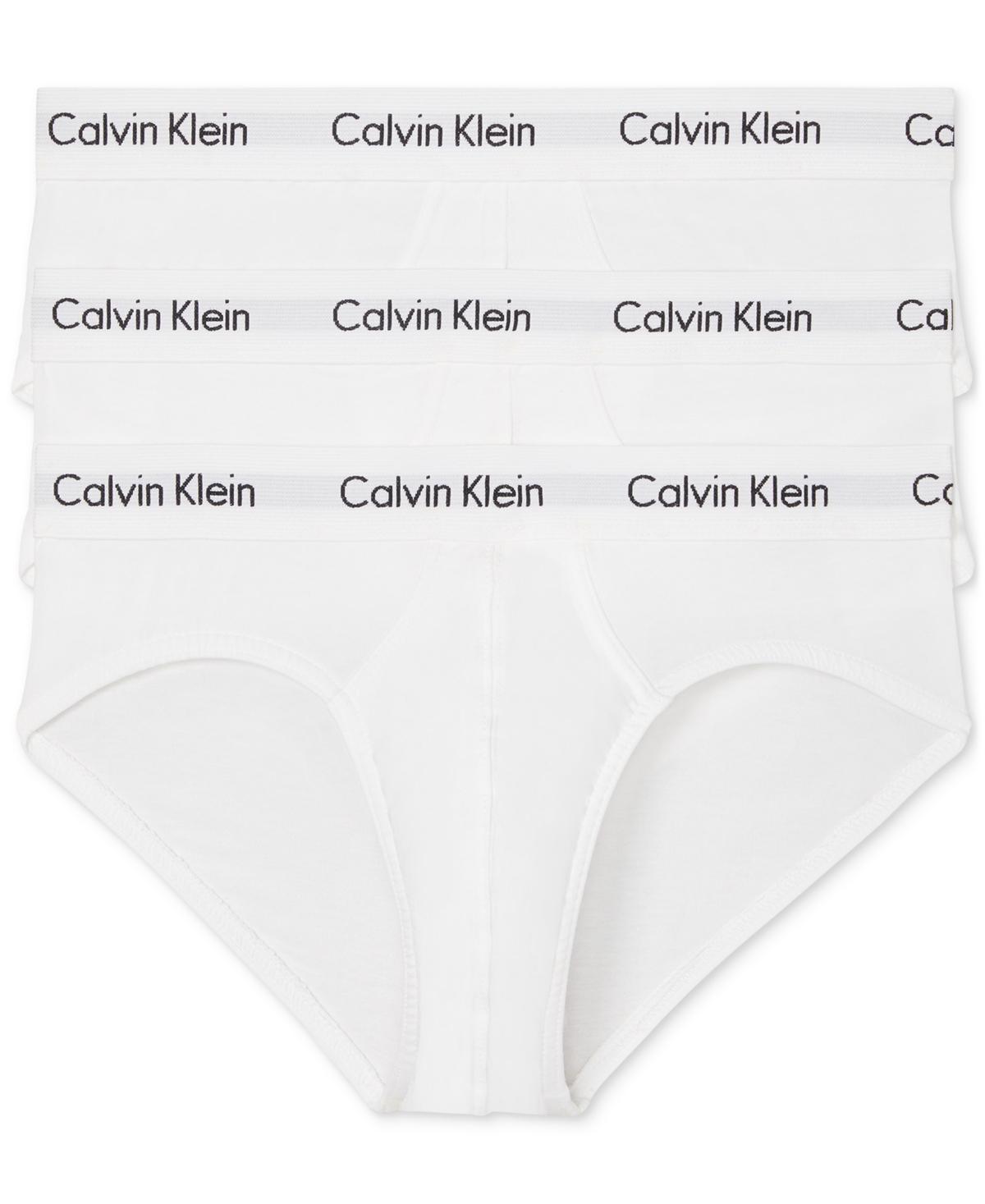 Men's Calvin Klein 3-pack Cotton Stretch Briefs, Size: Small, White Product Image