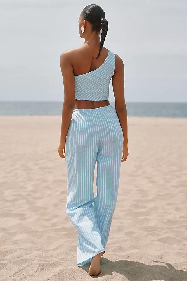 LSPACE Corey Linen Blend Mid-Rise Wide-Leg Pants Product Image