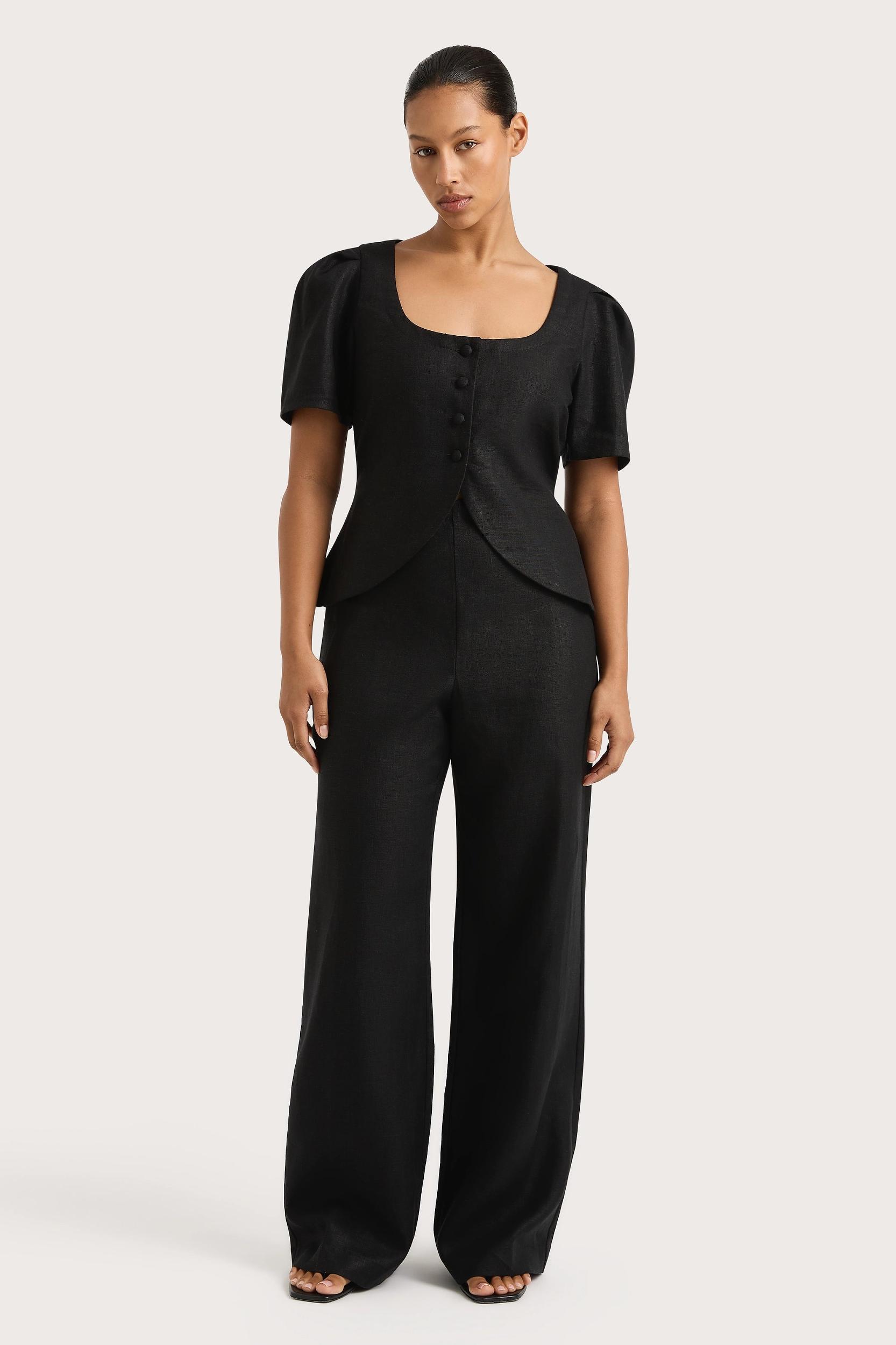 Emma Vest Black - Final Sale Product Image