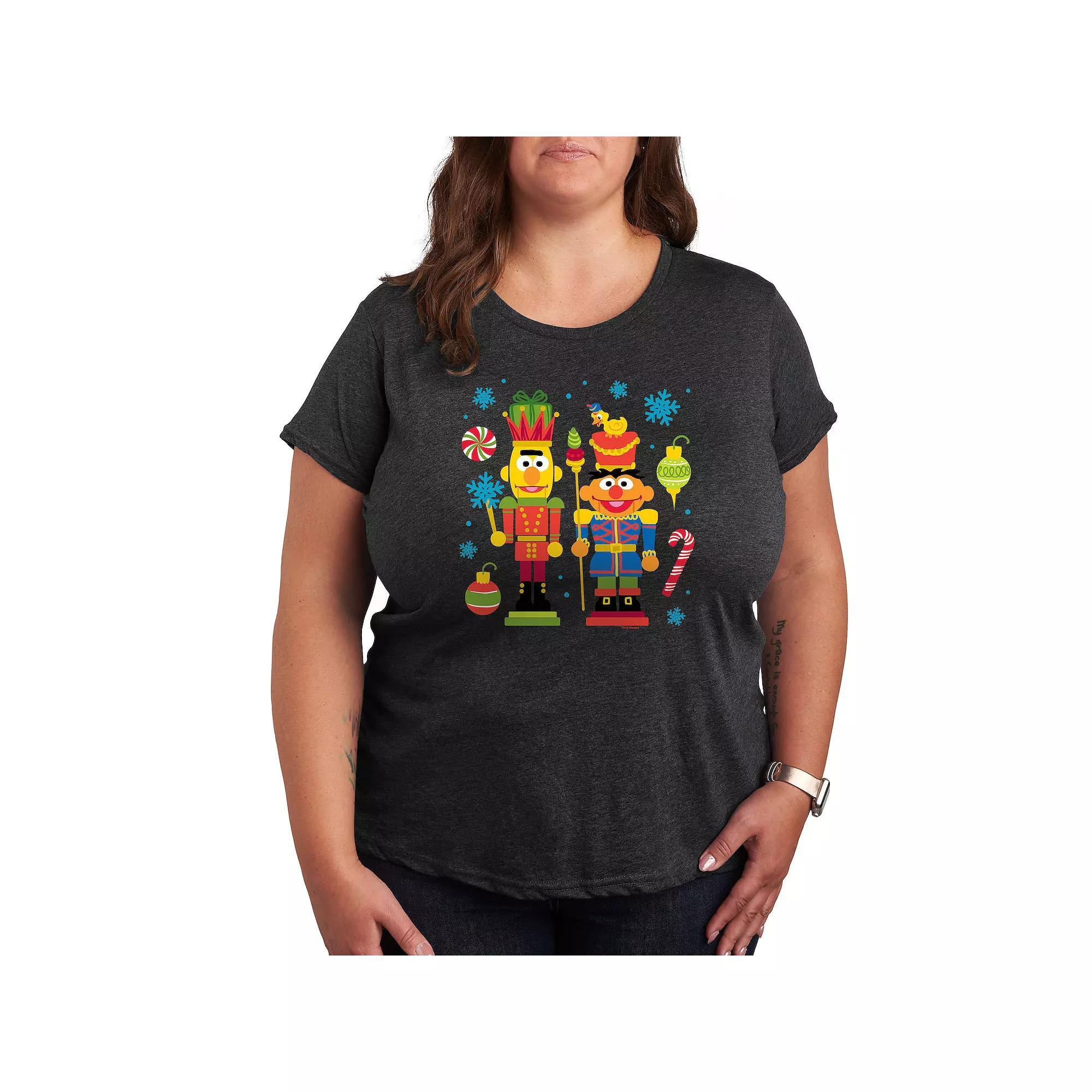 Plus Encouraging Words Daisy Graphic Tee, Womens Product Image