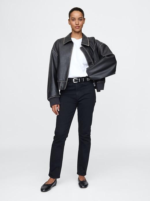 High Rise Vintage Slim Jeans Product Image