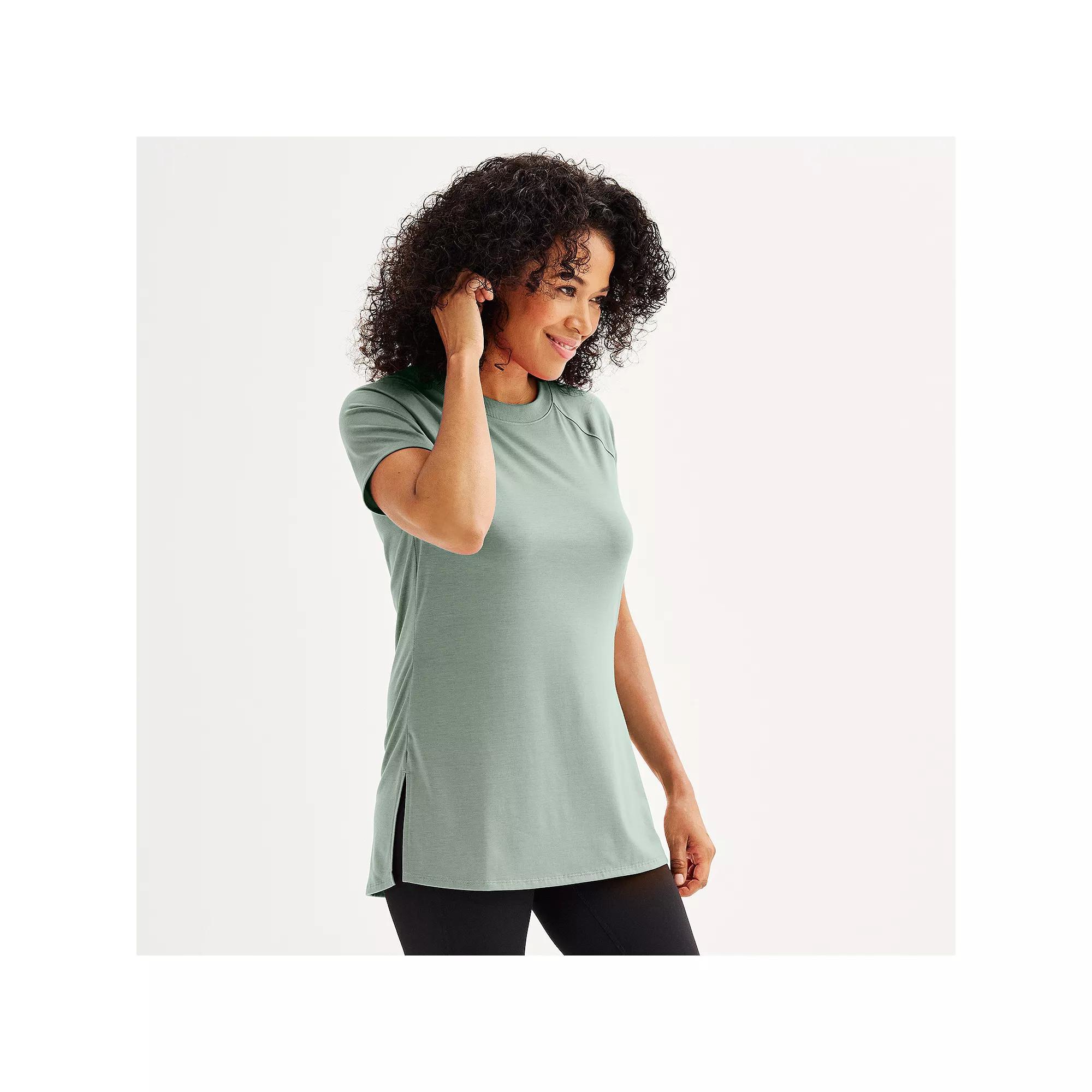Women's Tek Gear® Short Sleeve Tunic Tee, Size: Small, Ostego Bay Product Image