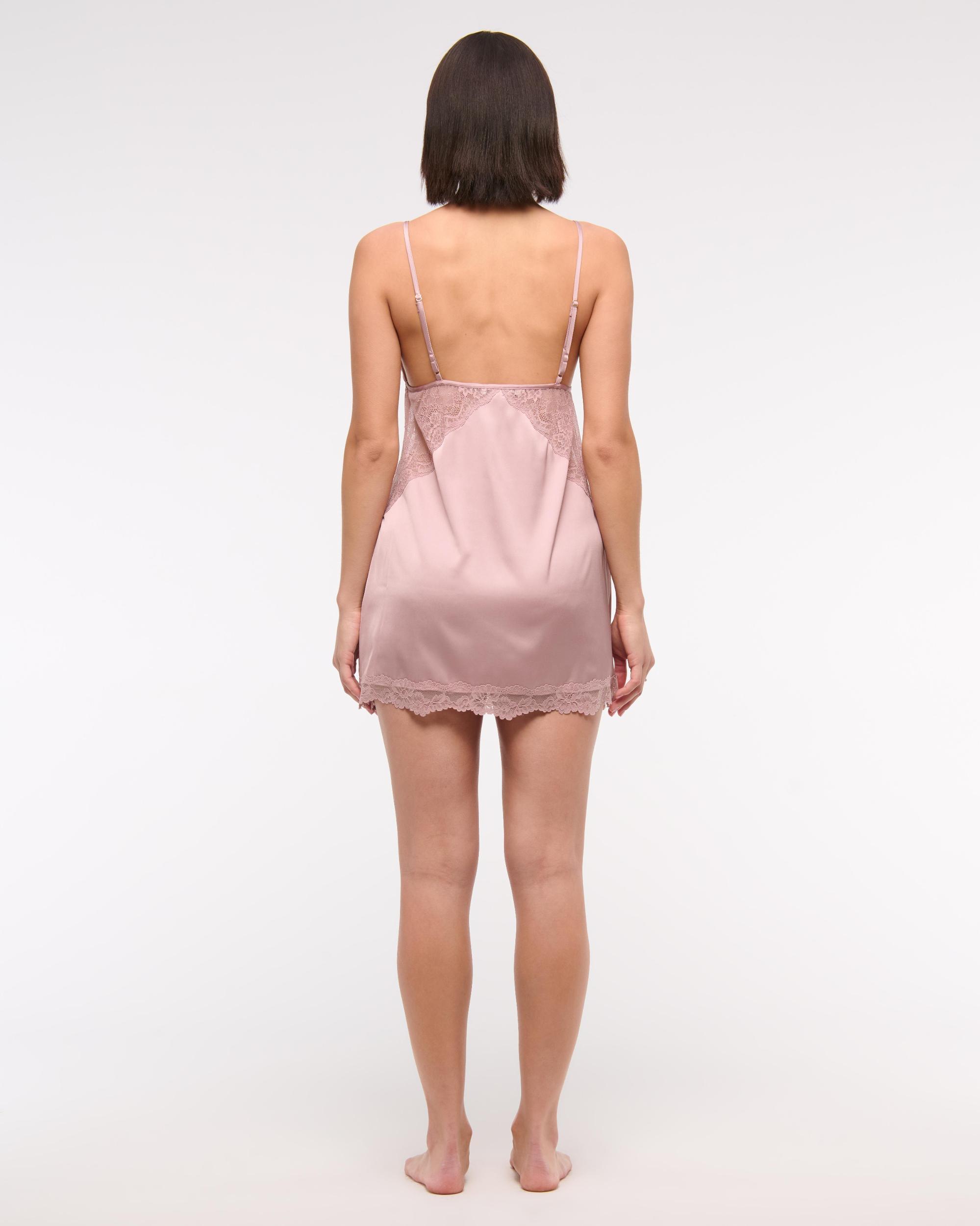 Sheer Lace-Trim Nightie Product Image