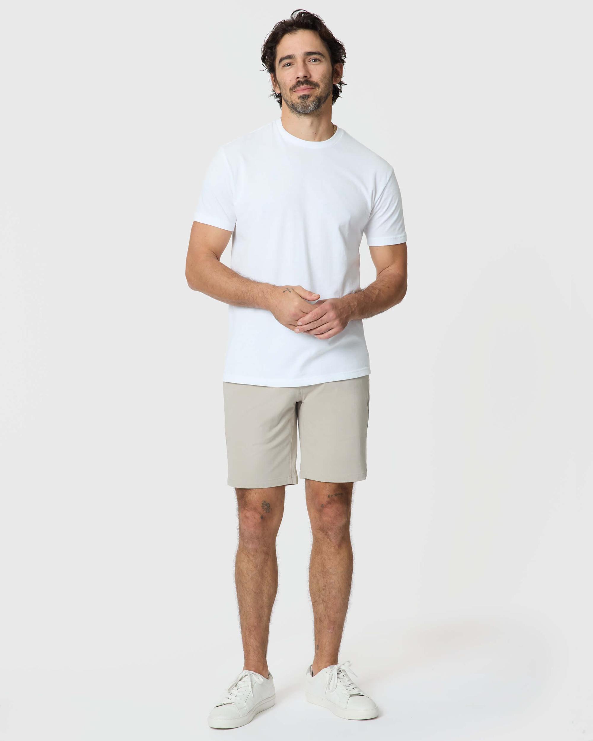 9" Sandstone Classic Twill Shorts Product Image