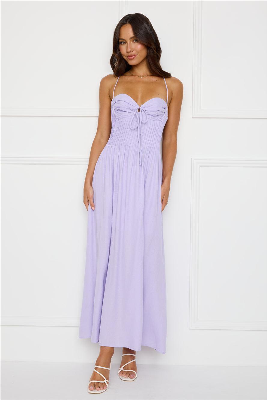 Discover Yourself Maxi Dress Lilac Product Image