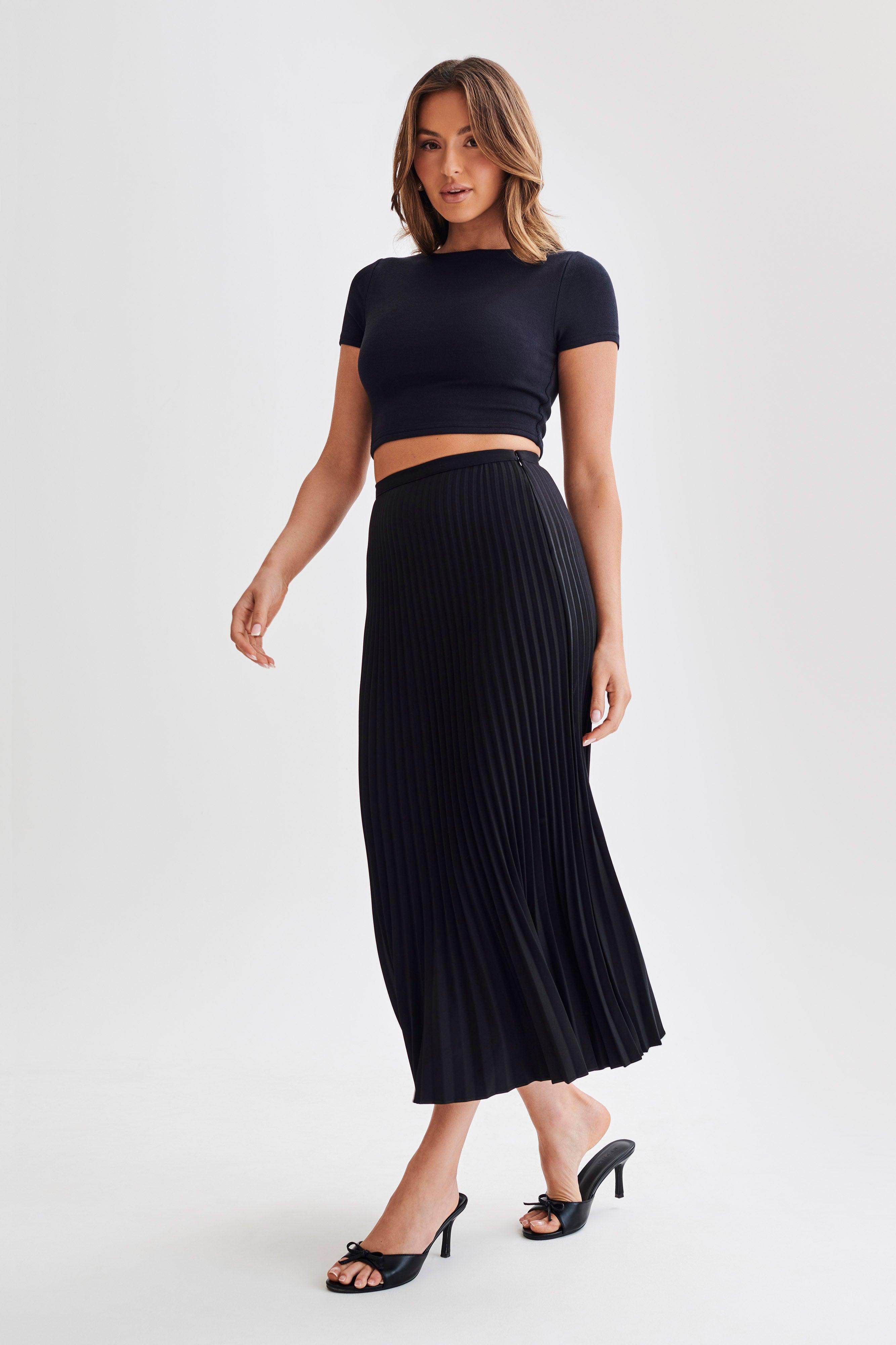 Nicole Modal T-Shirt - Black Product Image