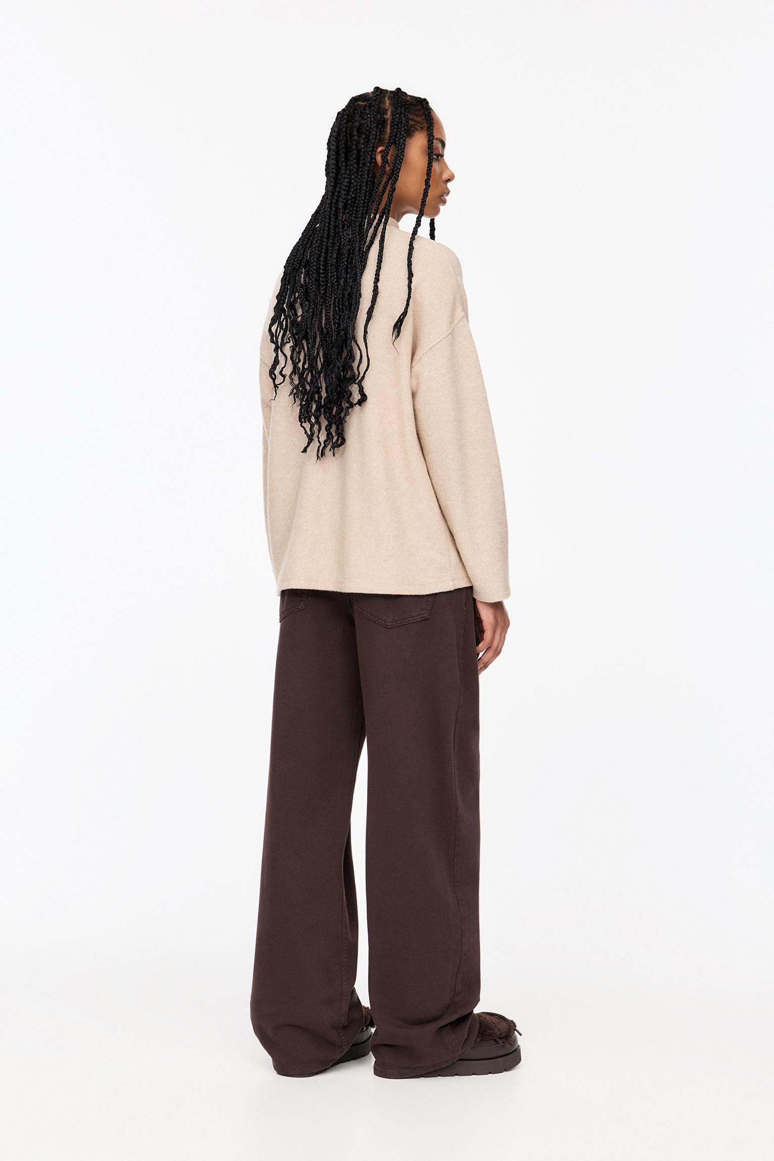 Soft touch high neck sweater Product Image