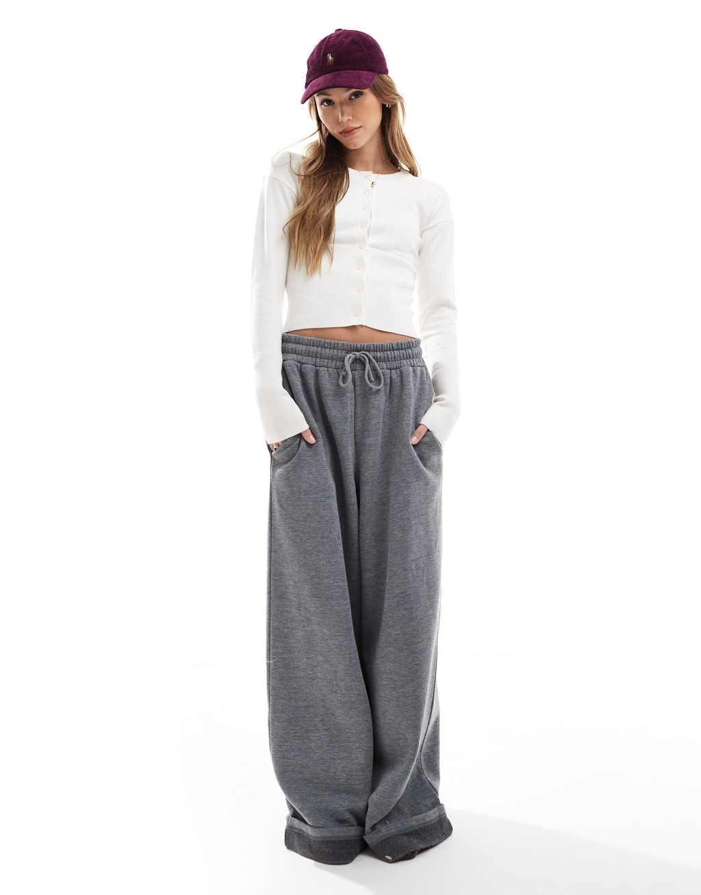 Cotton On everfine round neck cardigan in white Product Image