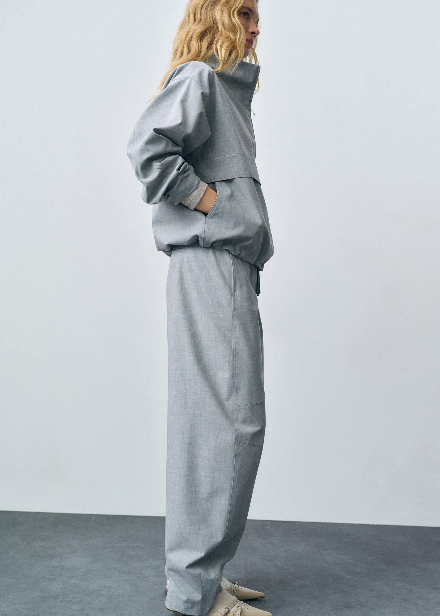 Drawstring jogger pants - Women | MANGO USA Product Image