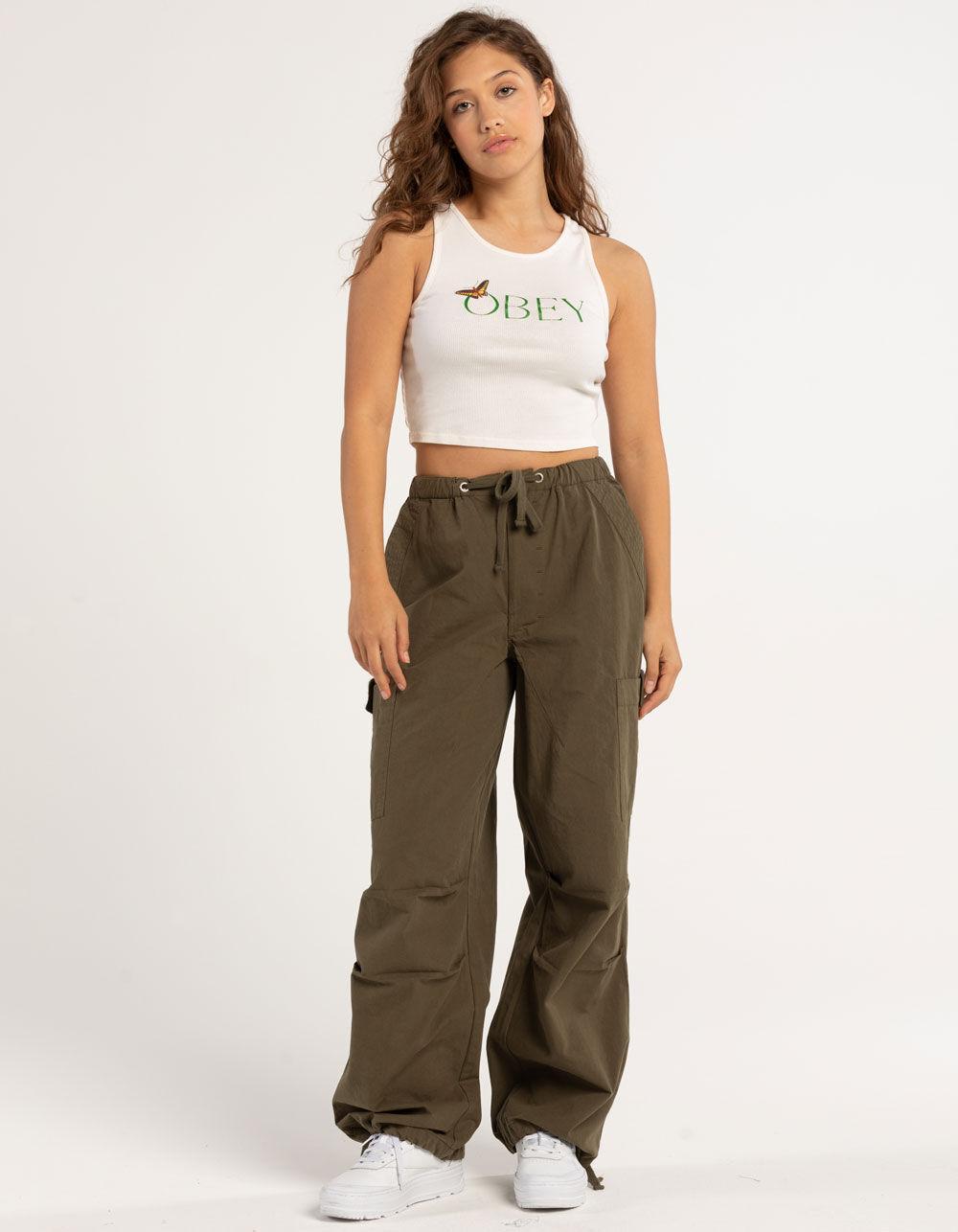 OBEY Butterfly Womens Tank Top - OFF WHITE Product Image