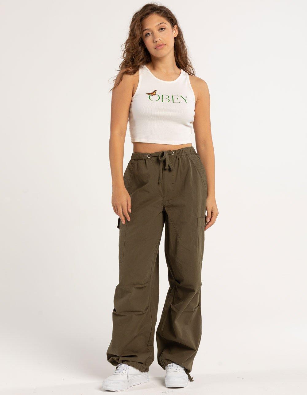 OBEY Butterfly Womens Tank Top - OFF WHITE Product Image