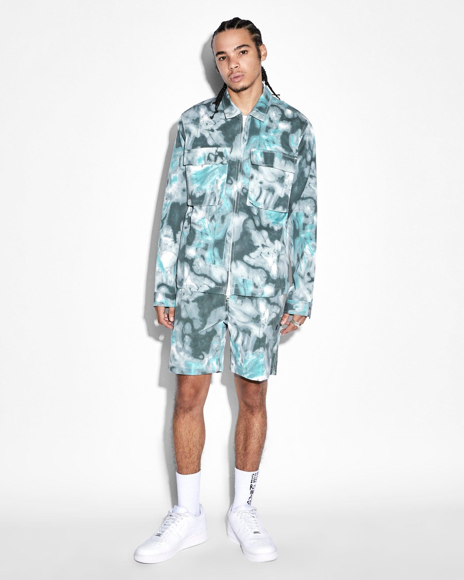 PROGRAM LS SHIRT GREEN DYE Male Product Image