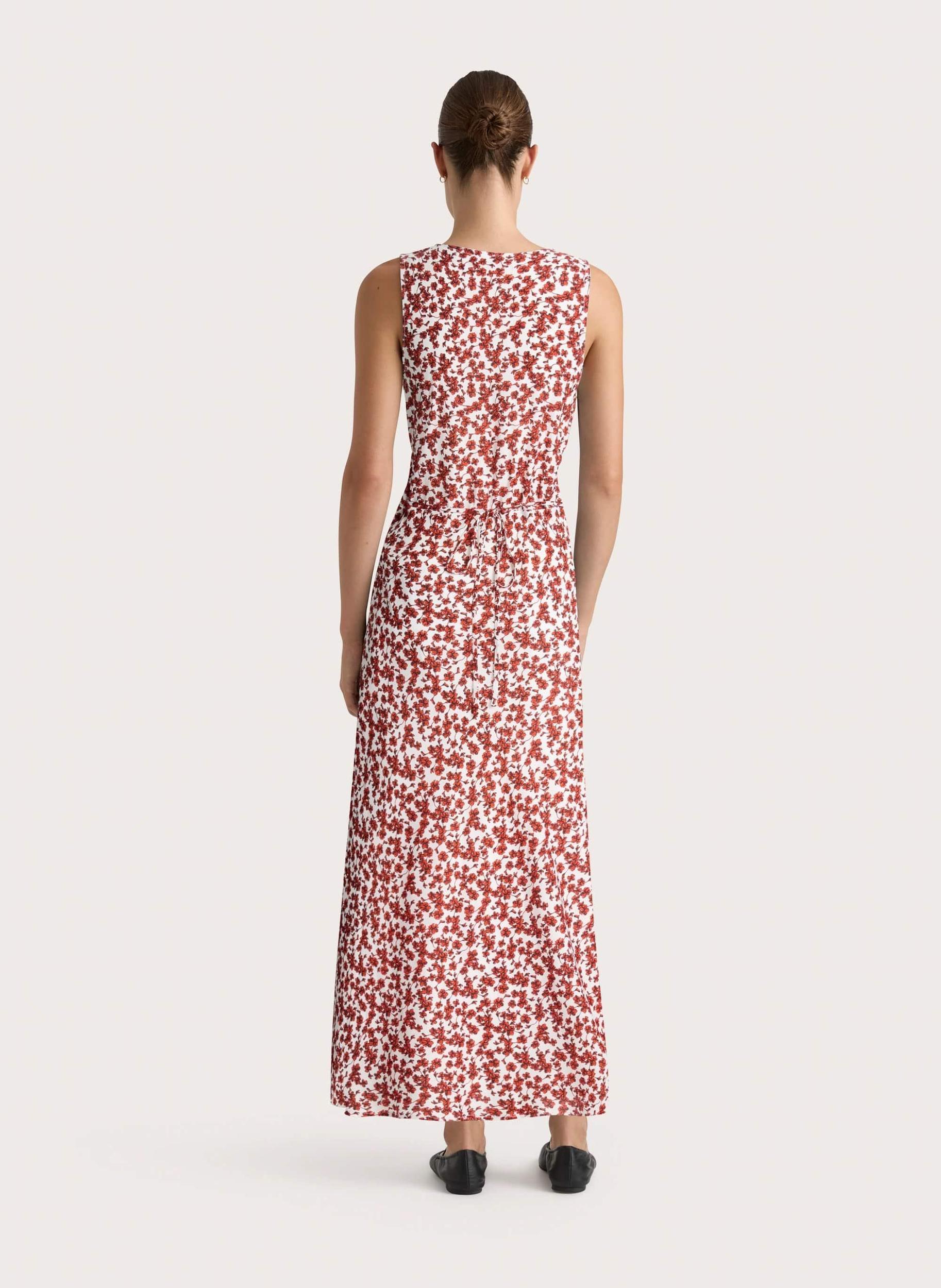 Jardin Midi Dress Leilani Red - Final Sale Product Image