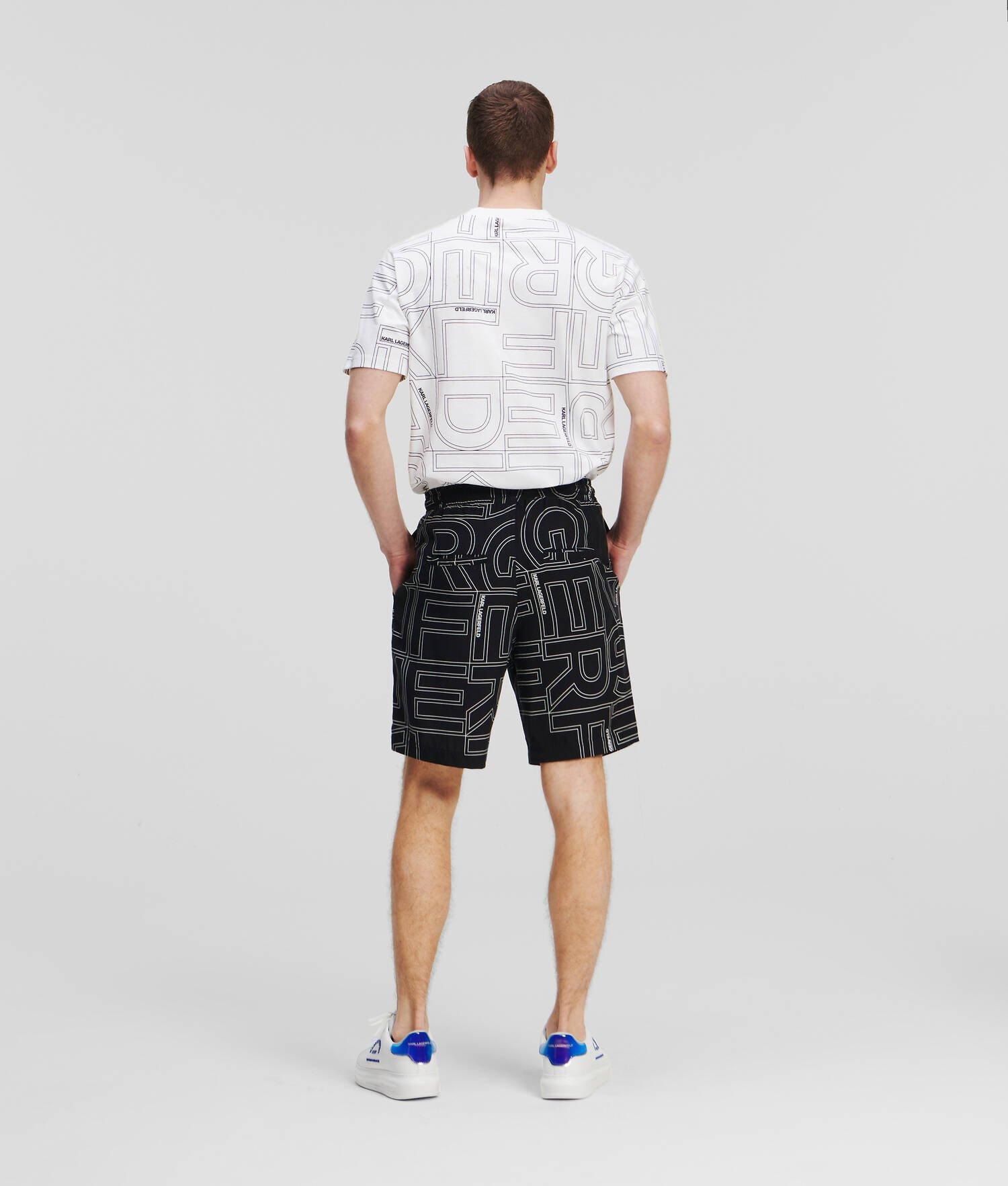 ALL-OVER KARL LOGO SHORTS Product Image