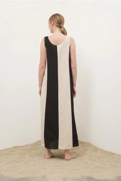 Color Blocked Minimal Maxi Dress Product Image