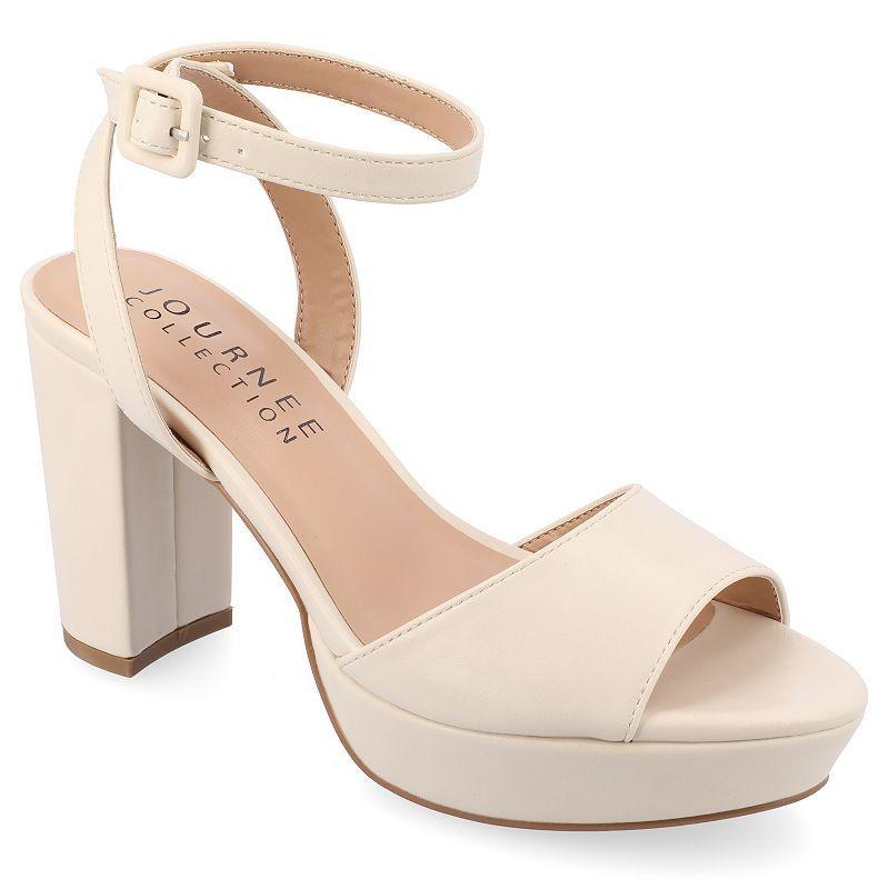 Journee Nairri Women's Pumps, Size: 9.5 Wide, Ivory Product Image