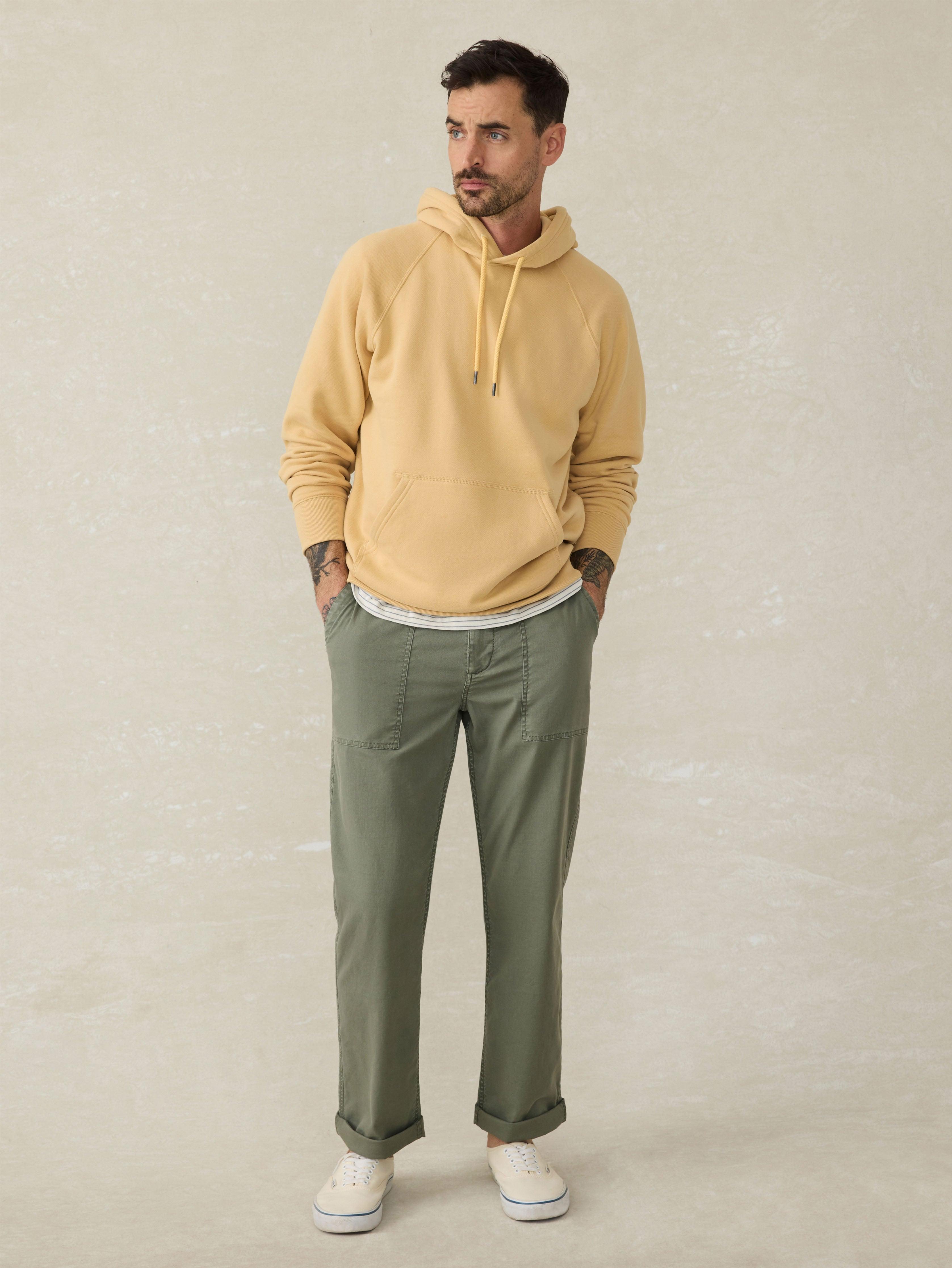 High Standard Fleece Hoodie - Sun Yellow Product Image