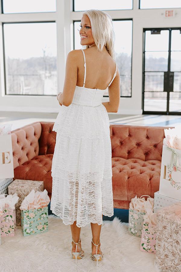 Lovely In Lace Tiered Midi Product Image