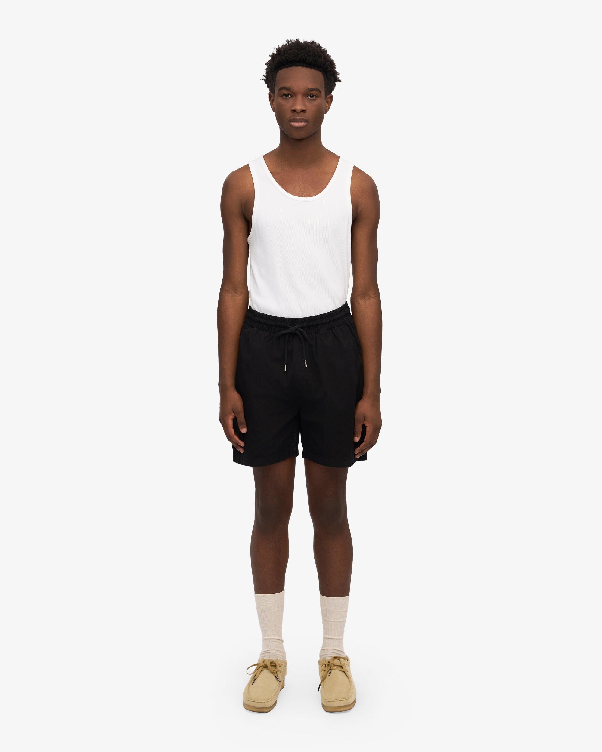Organic Twill Shorts - Deep Black Product Image