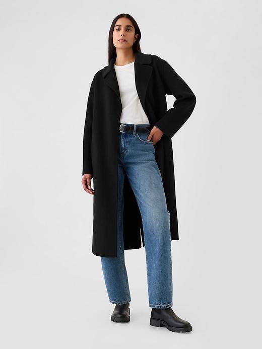 Belted Double-Faced Wool Coat Product Image
