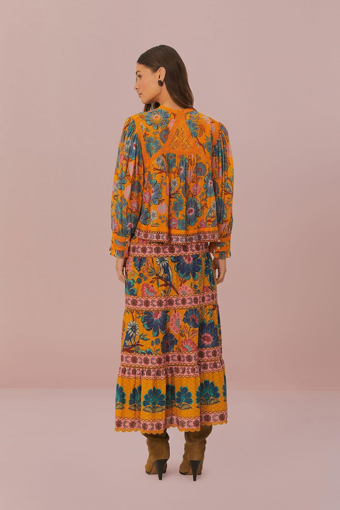 Yellow Mica Maxi Skirt, MICA YELLOW / XXS Product Image