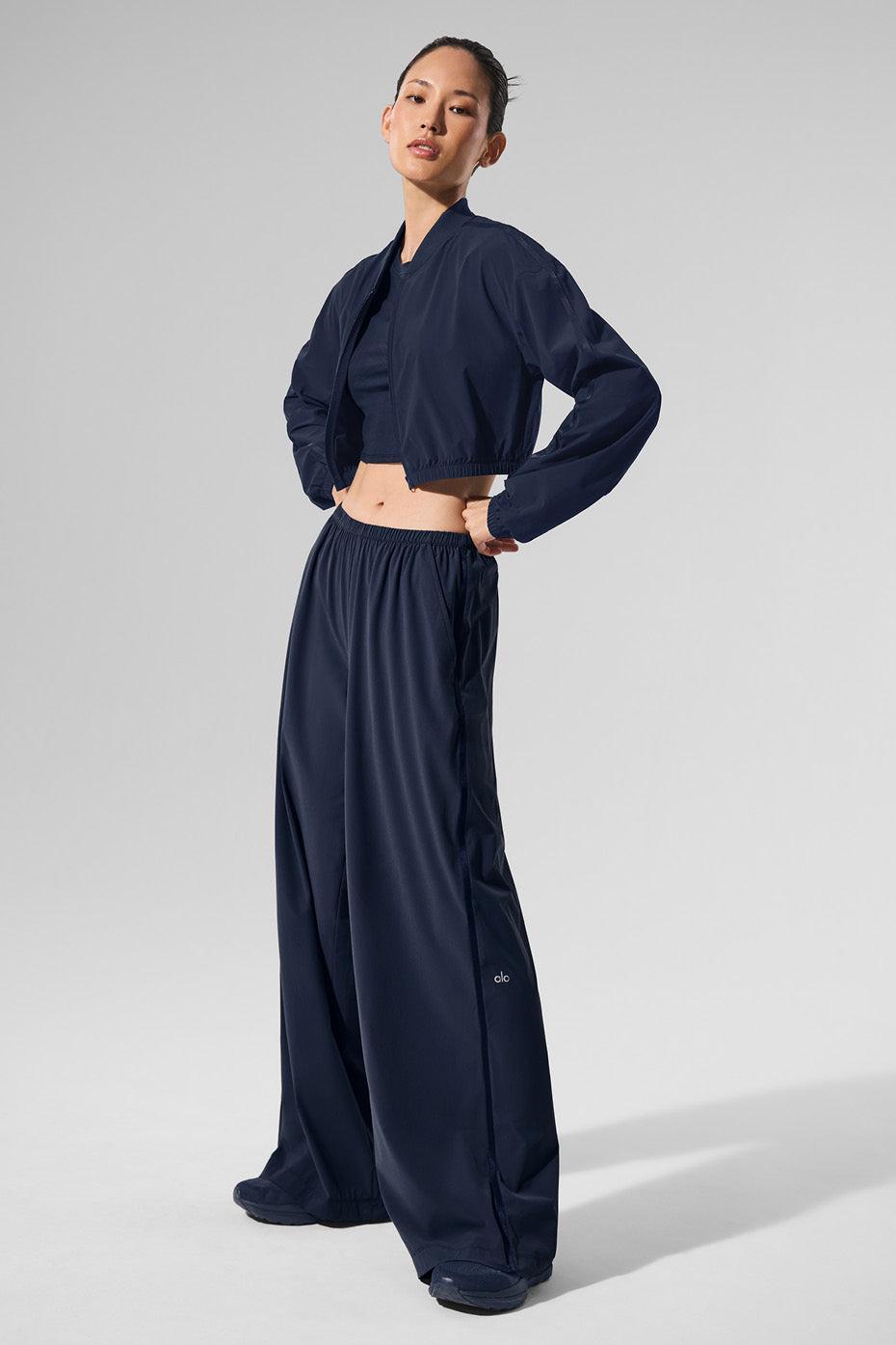 Breezy Wide Leg Pant - Navy Product Image