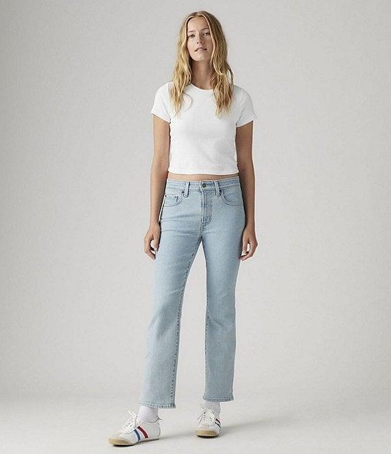 Levi's® 725 High Rise Kick Bootcut Ankle Jeans Product Image