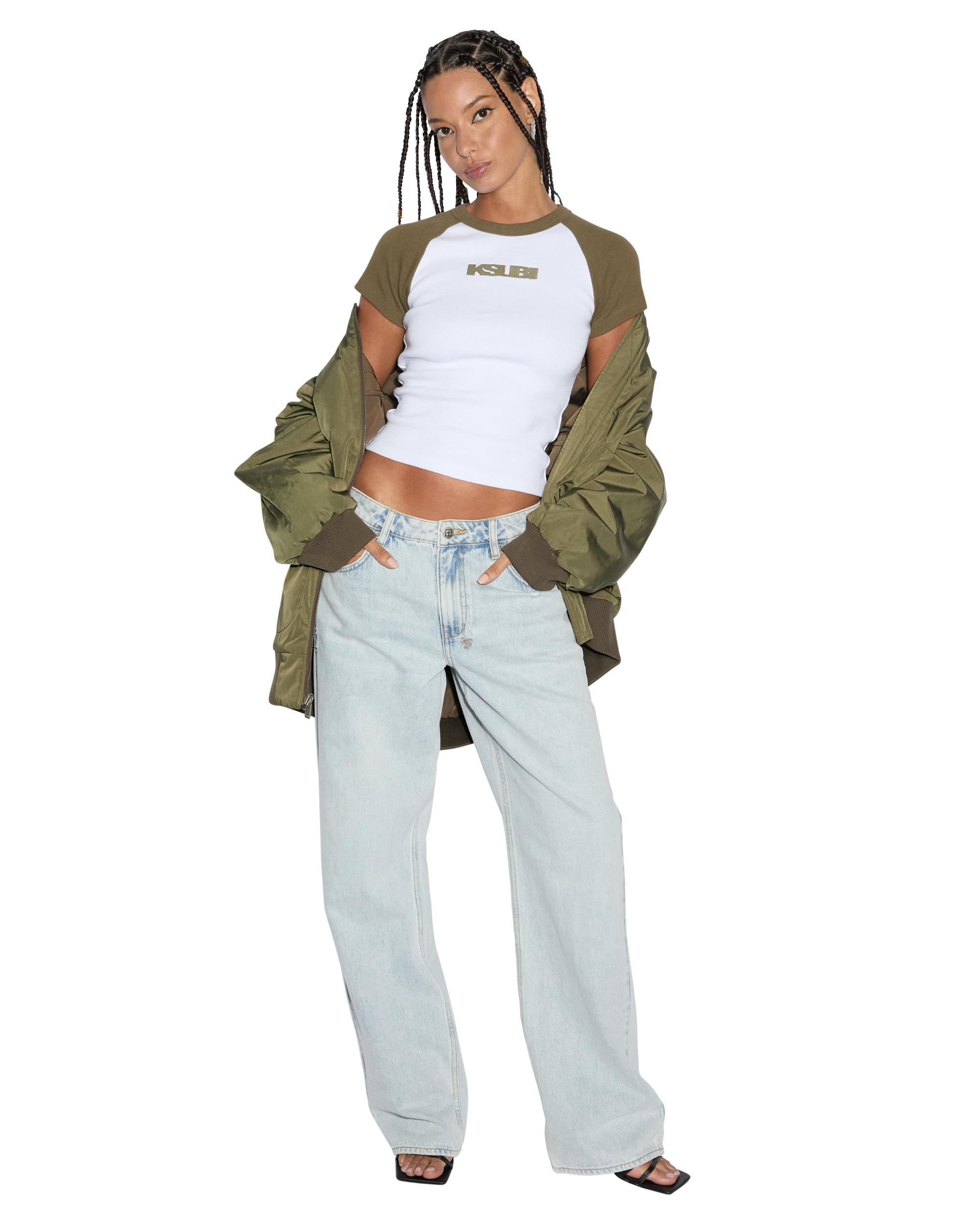 SCORE BOMBER KHAKI/CEDAR Female Product Image