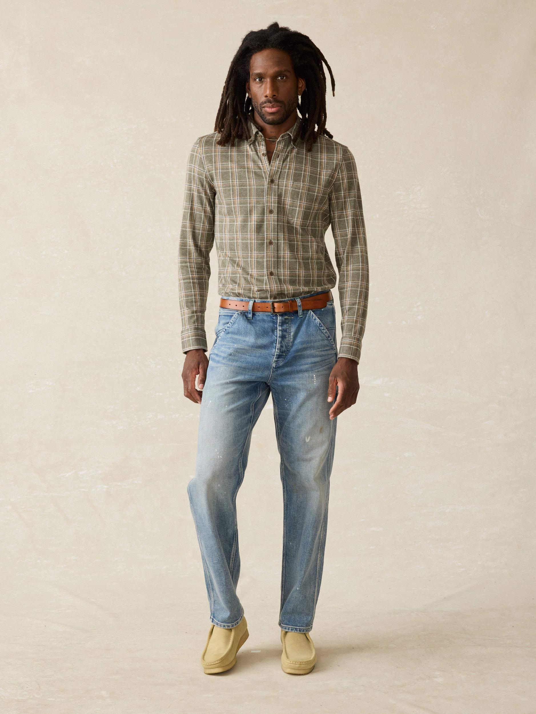 Coastline Knit Shirt - Pleasant Hill Plaid Male Product Image