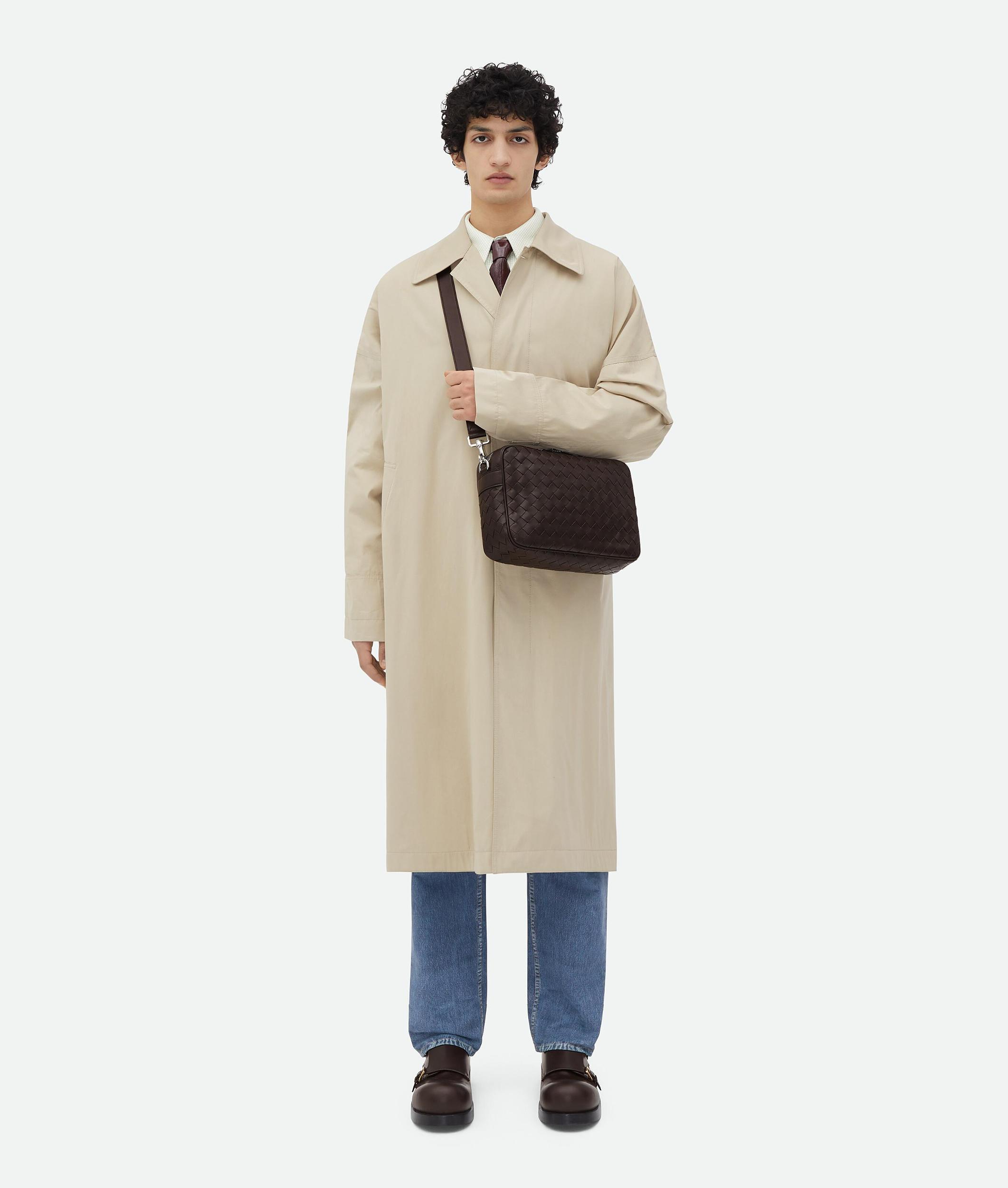 BOTTEGA VENETA Medium Intrecciato Camera Bag In Brown Product Image
