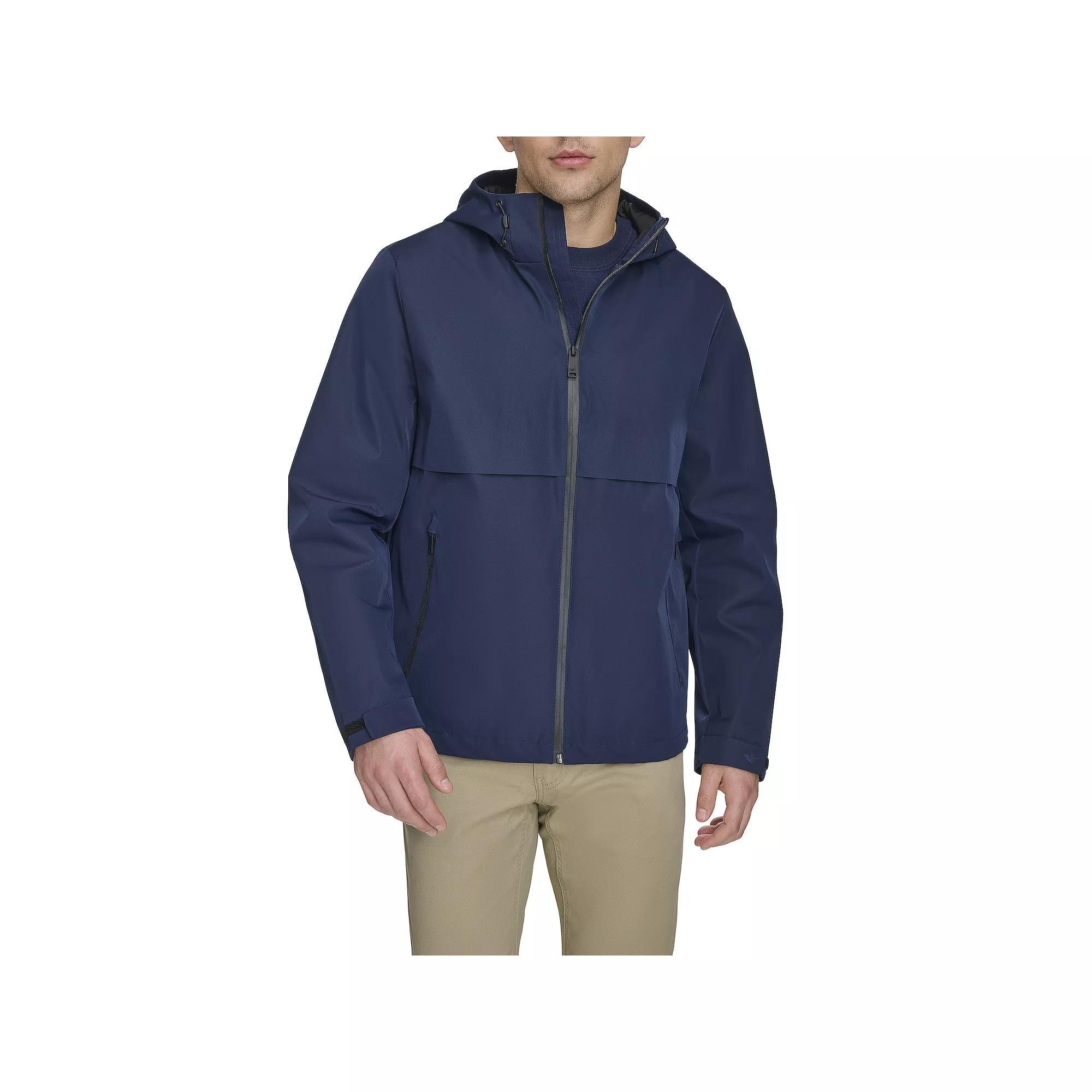Men's Dockers® Go Series Hooded Rain Shell, Size: Medium, Blue Product Image
