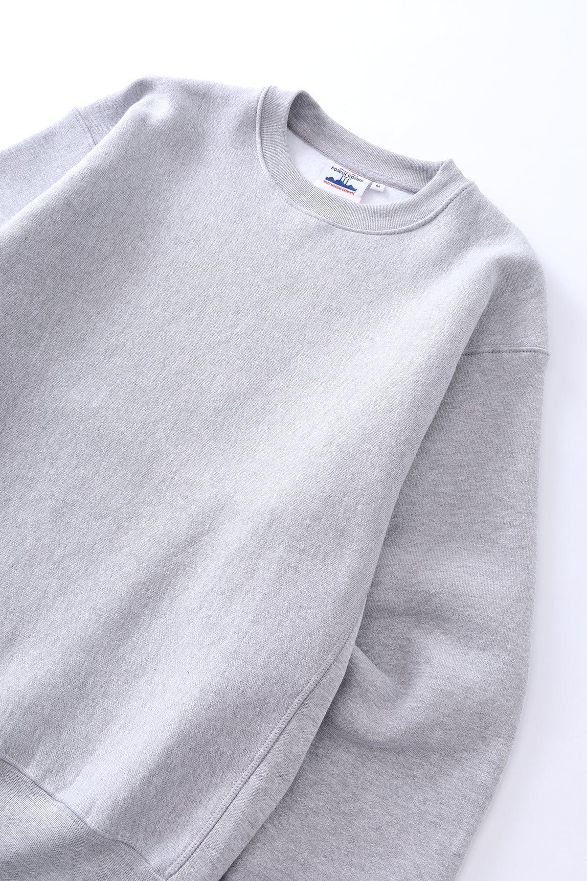 Power Goods - Super Weight Crewneck - Heather Grey Product Image