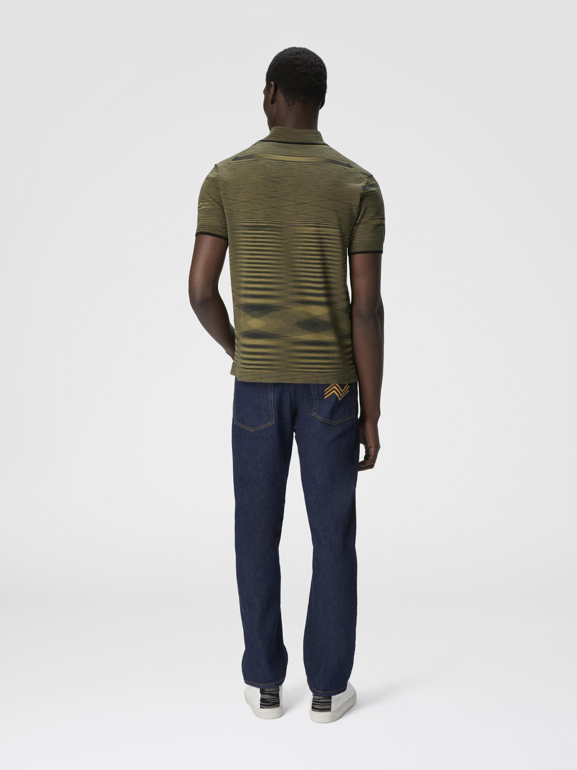 Slub cotton polo shirt Product Image