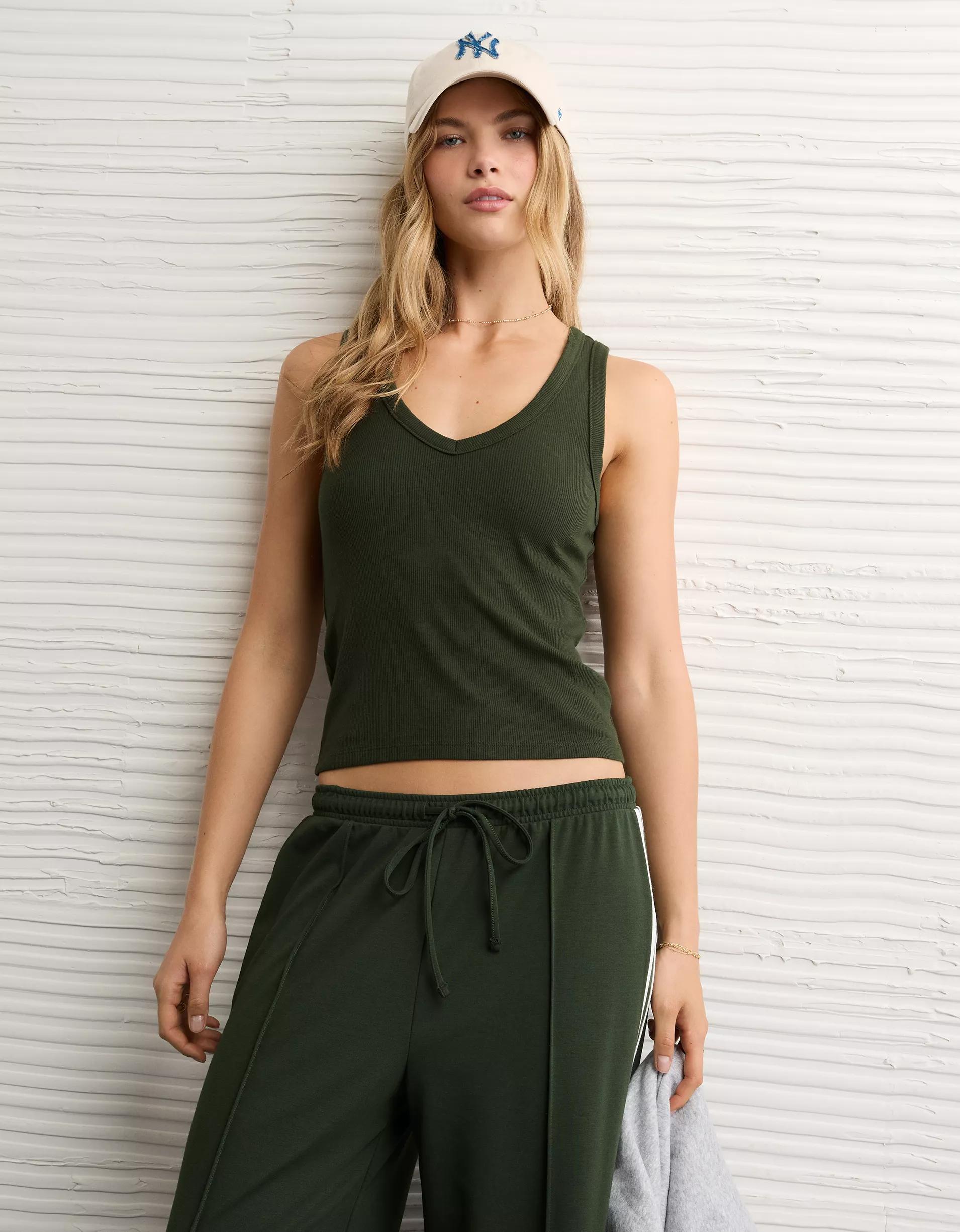 AE Deep V-Neck Tank Top Product Image