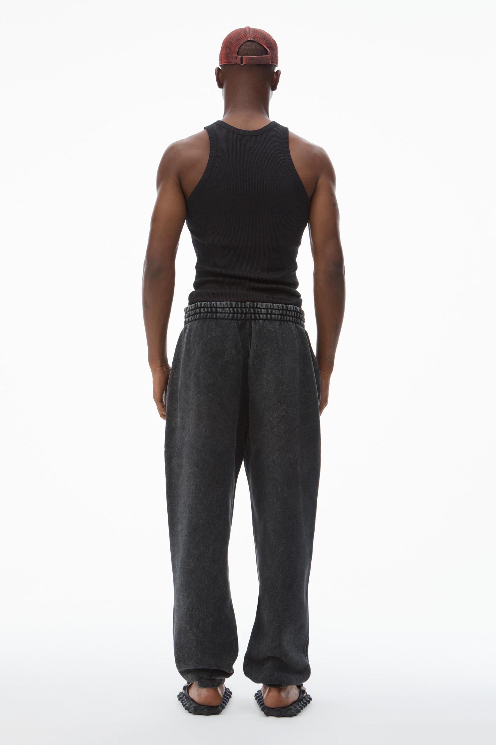 Unisex Sweatpant In Acid Wash Dense Fleece Product Image