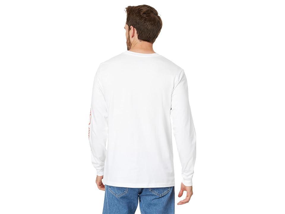 Quiksilver Comp Logo Long Sleeve Screen Tee Men's T Shirt Product Image