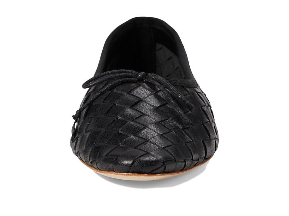 Saint Laurent Womens Poppy Ballerinas in Smooth Leather Product Image