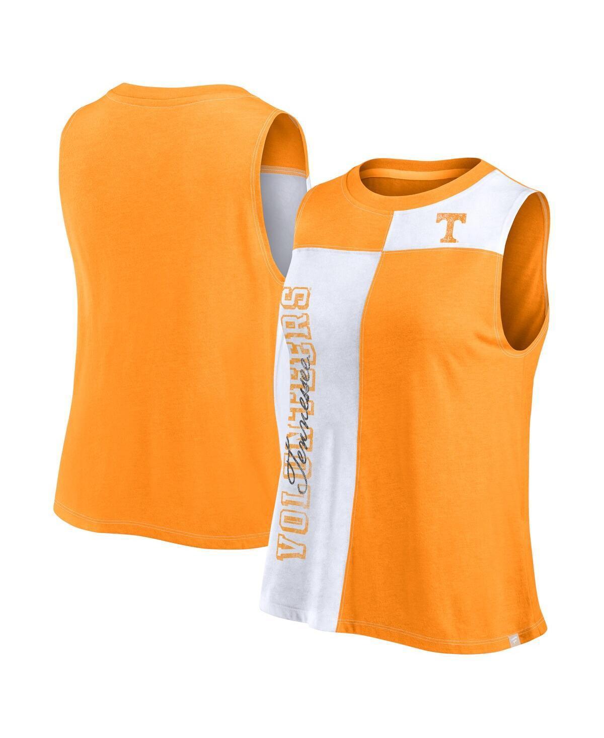 Women's Fanatics Branded Aqua/White Miami Dolphins Script Color Block Tank Top, Size: 3XL, Turquoise A Product Image