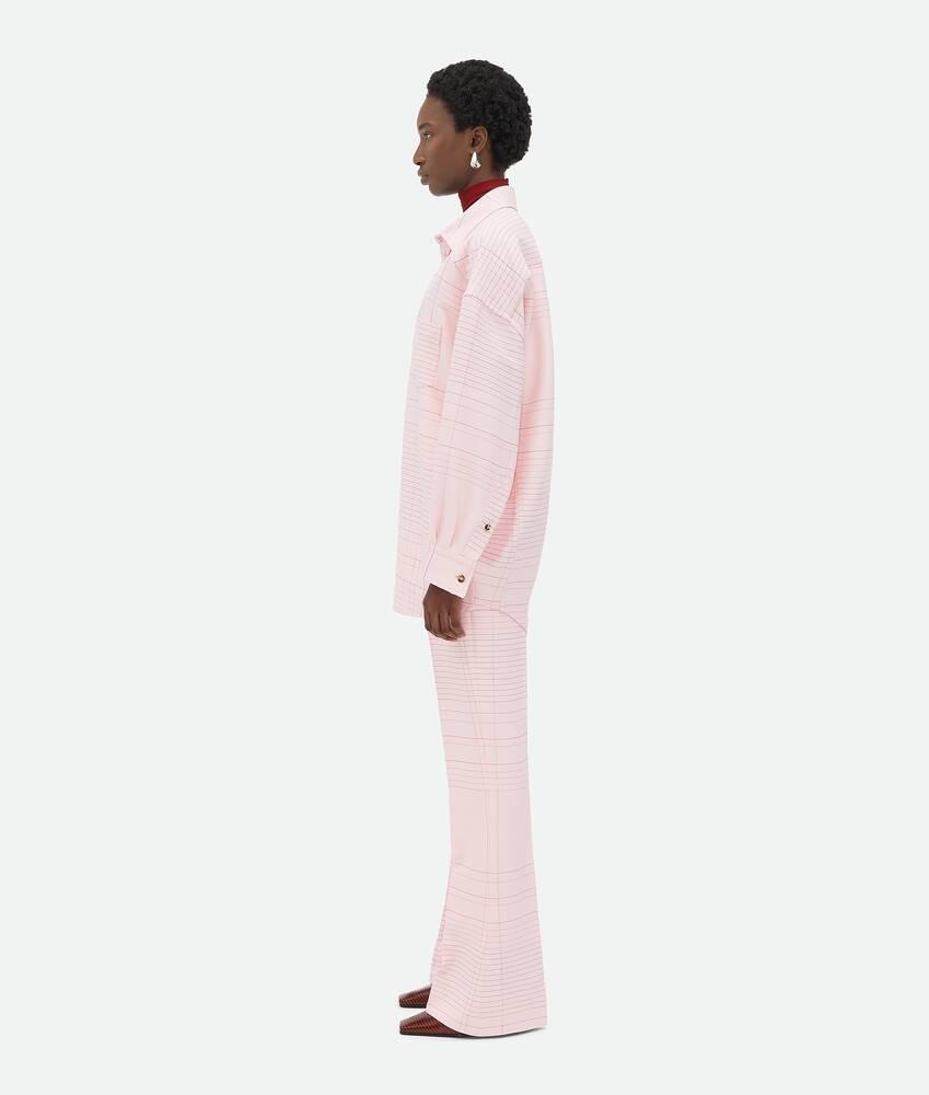 Women's Notebook Viscose Shirt in Pink/blue Product Image