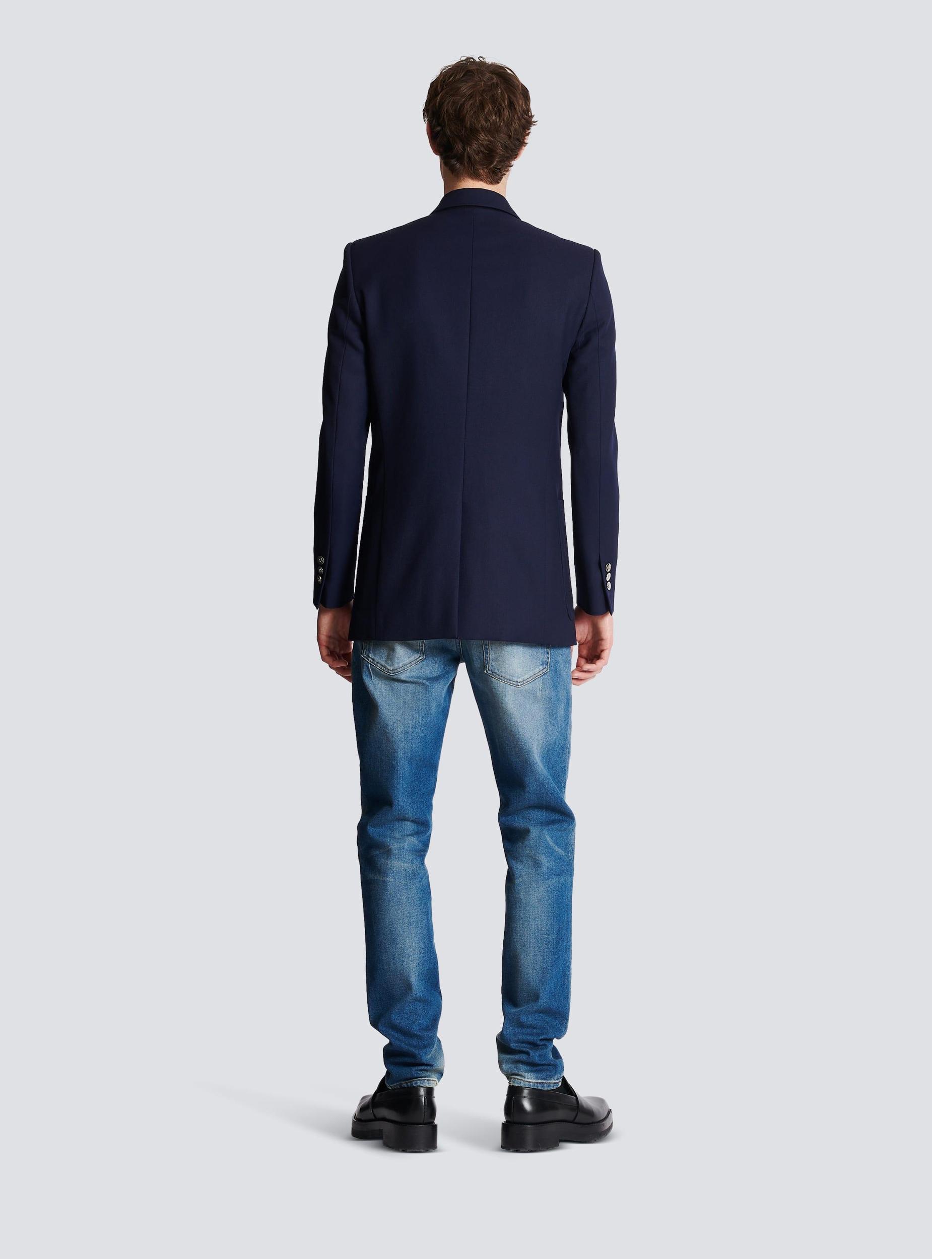 Double-breasted buttoned blazer Product Image