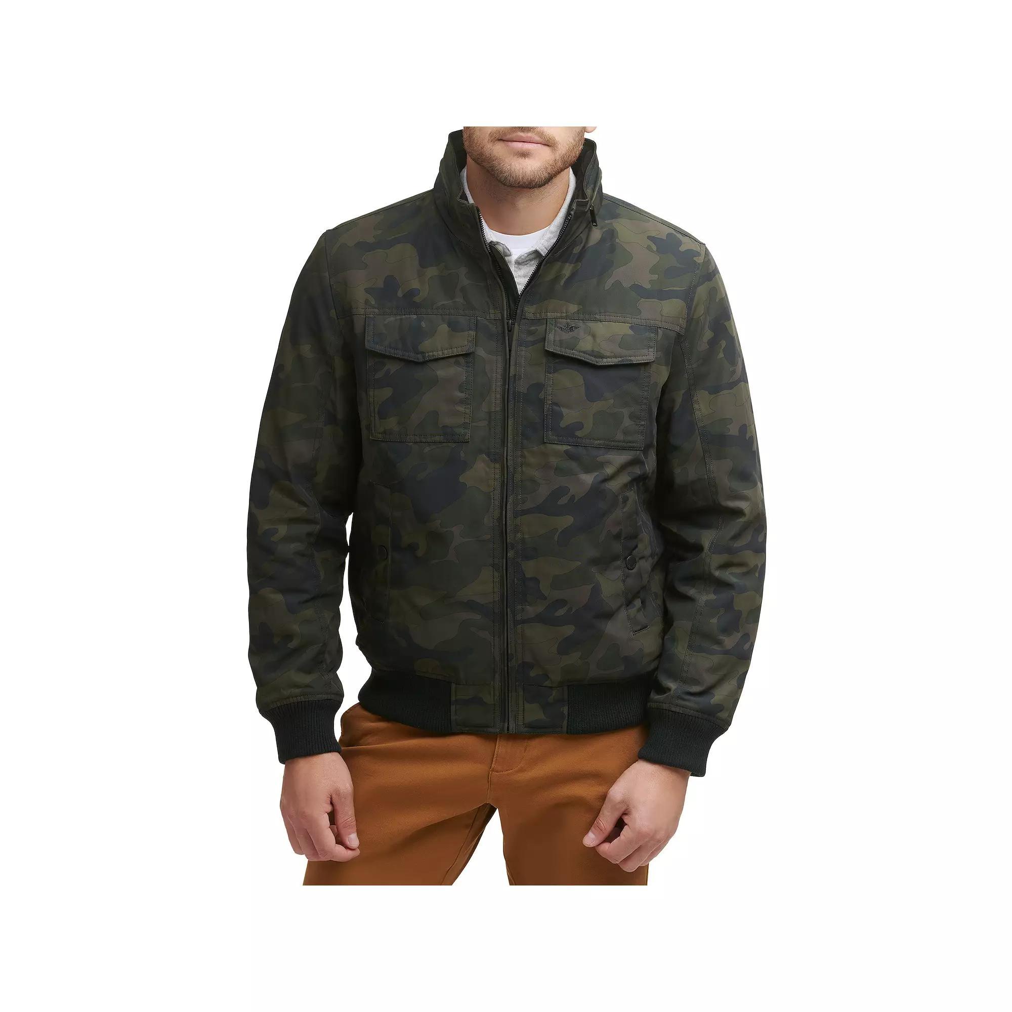 Men's Dockers® 2-Pocket Bomber Jacket, Size: XXL, Green Product Image