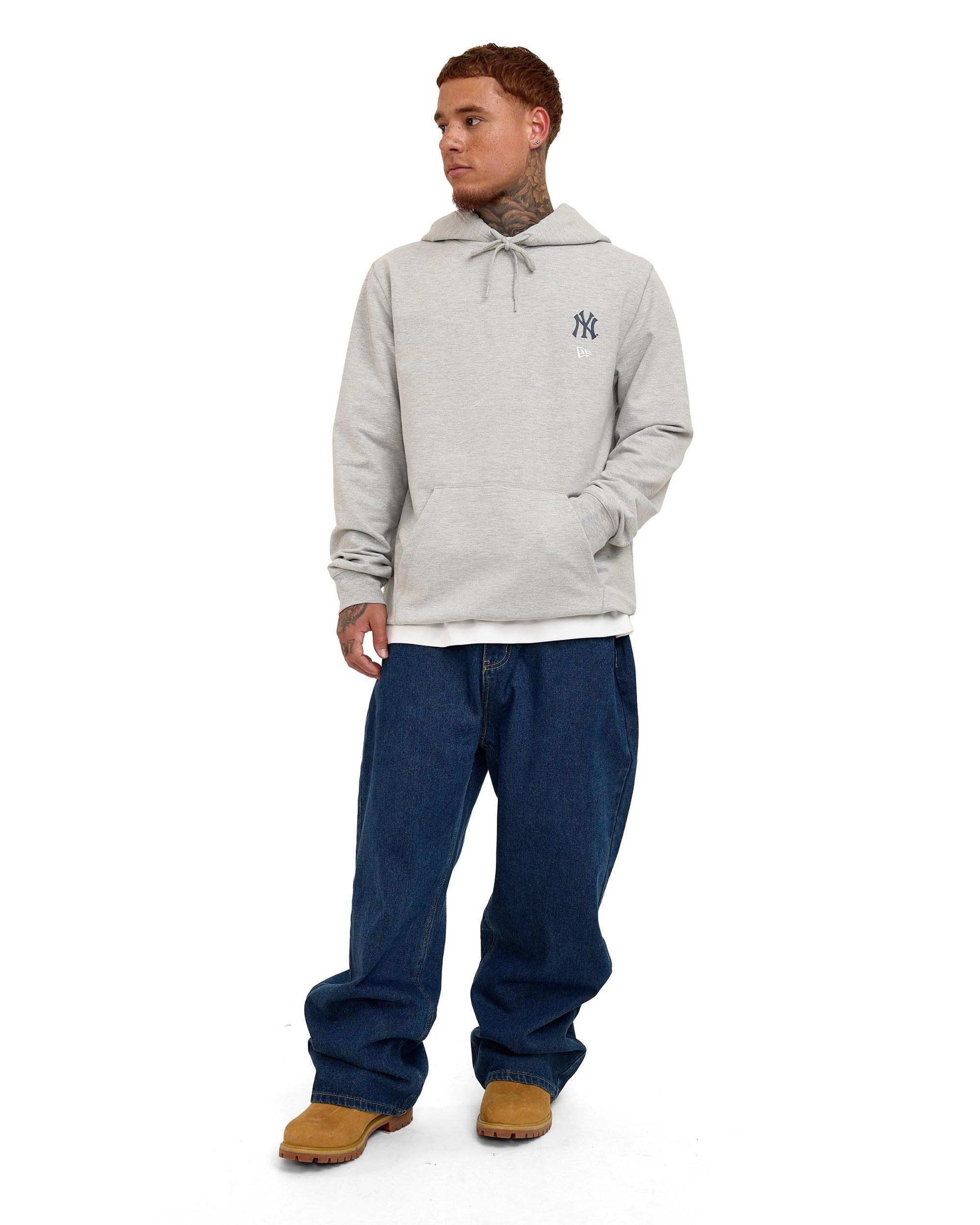 Chicago Cubs Logo Essentials Tonal Gray Hoodie Male Product Image