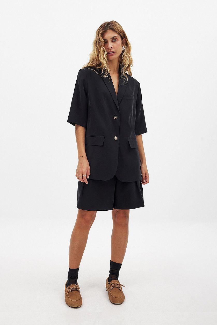 Short Sleeve Blazer Product Image