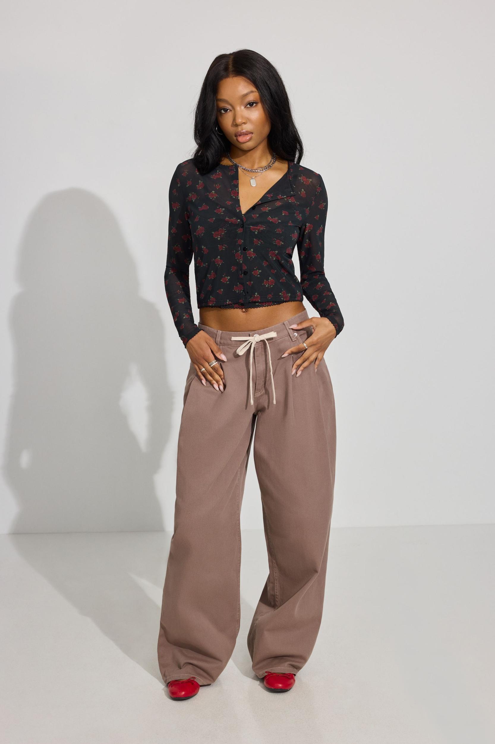 Sheer Mesh Cardigan Product Image