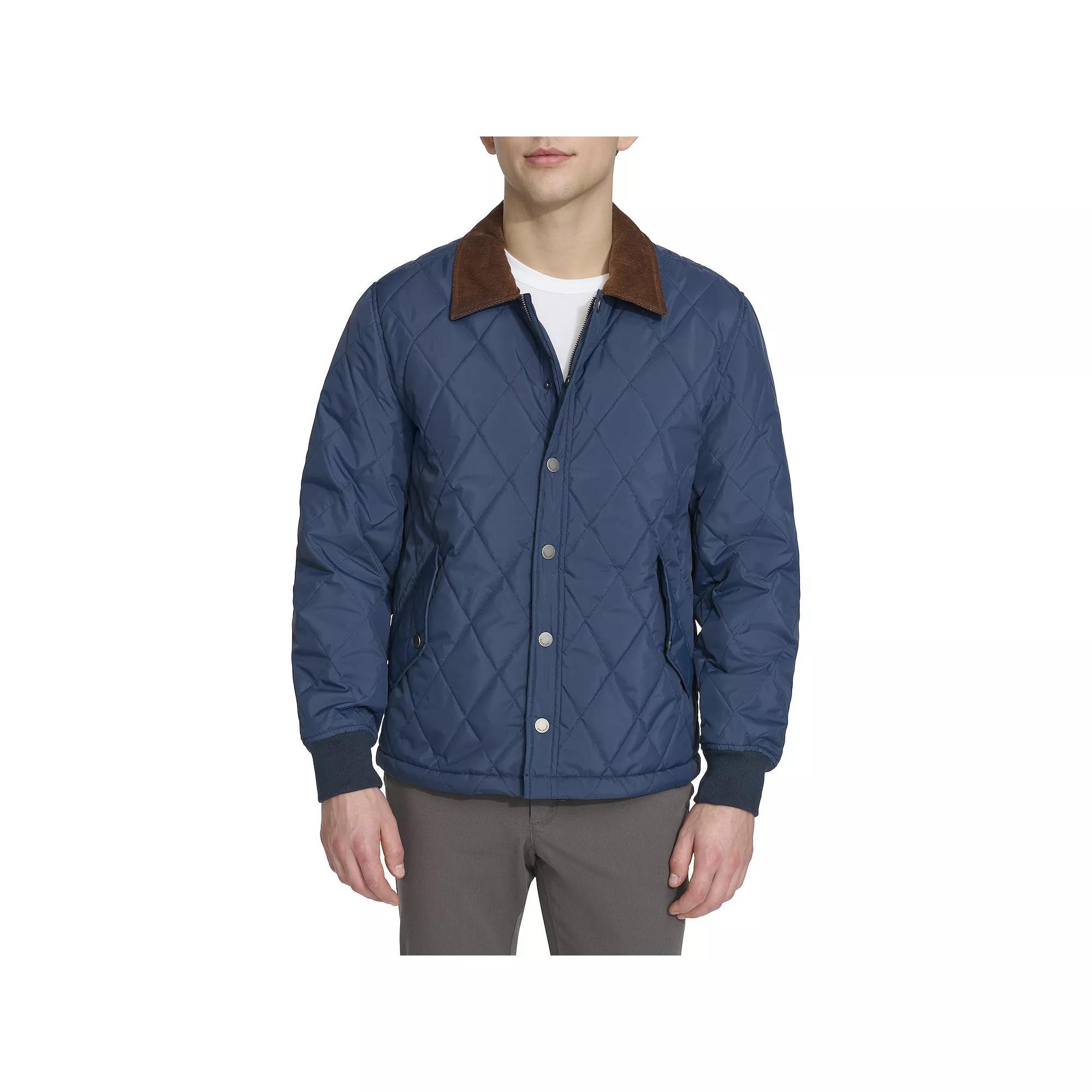 Men's Dockers® Quilted Depot Jacket, Size: XL, Black Product Image