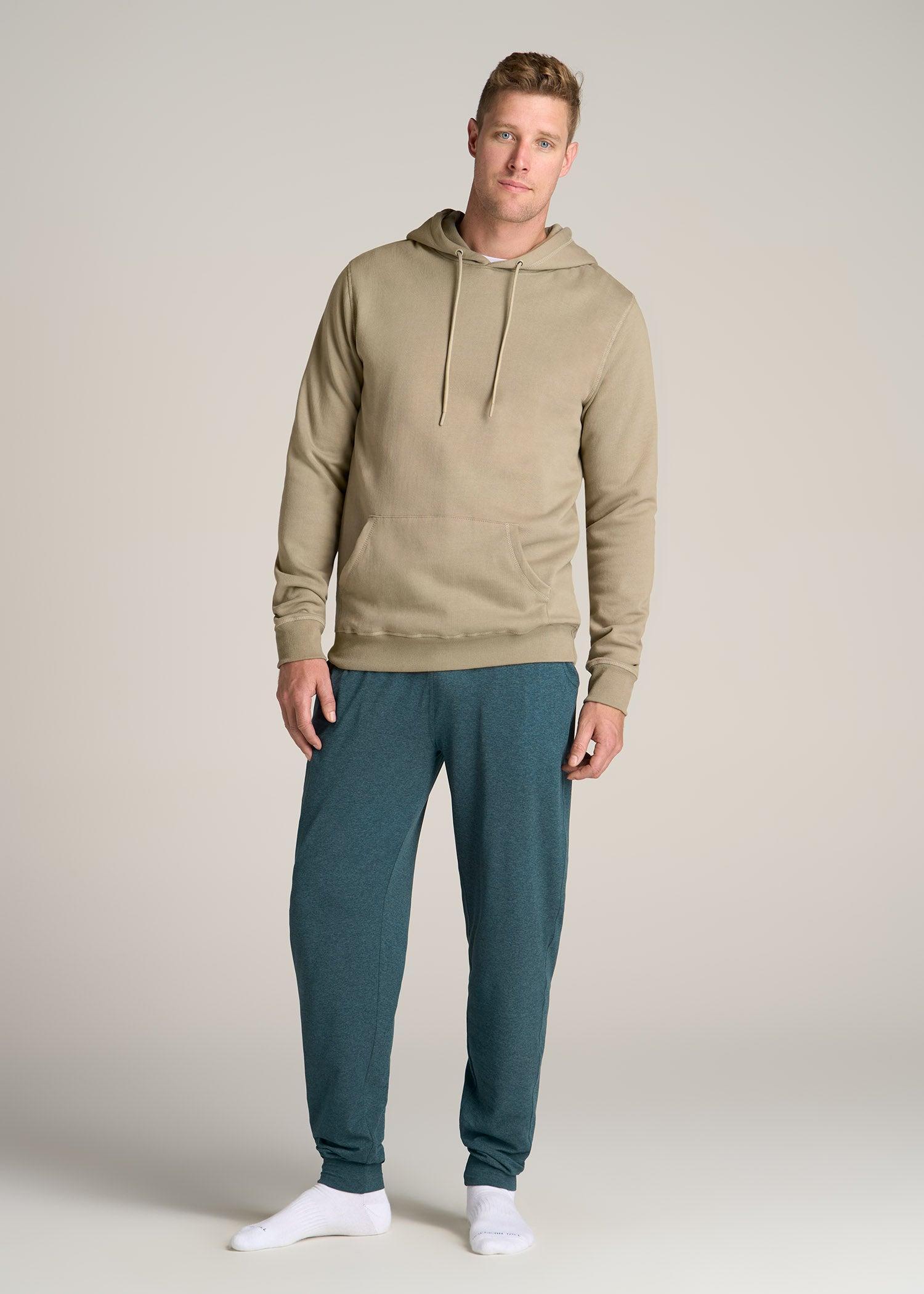 Weekender Stretch Lounge Joggers for Tall Men in Dark Teal Mix Product Image